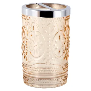 Floral Hedge Toothbrush Holder - Blush Pink
