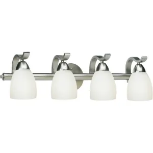 Forte Lighting 4 Light 26 Wide Bathroom Fixture from the Bath