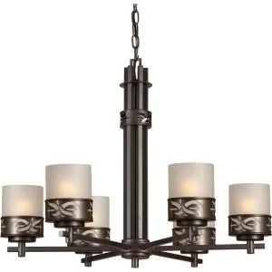 Forte Lighting 6 Light 1 Tier Chandelier