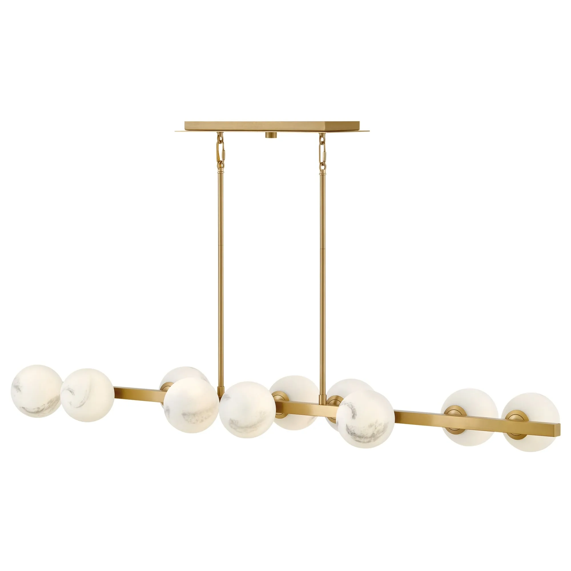 Fredrick Ramond 41906 Selene 10 Light 55 Wide Linear Chandelier