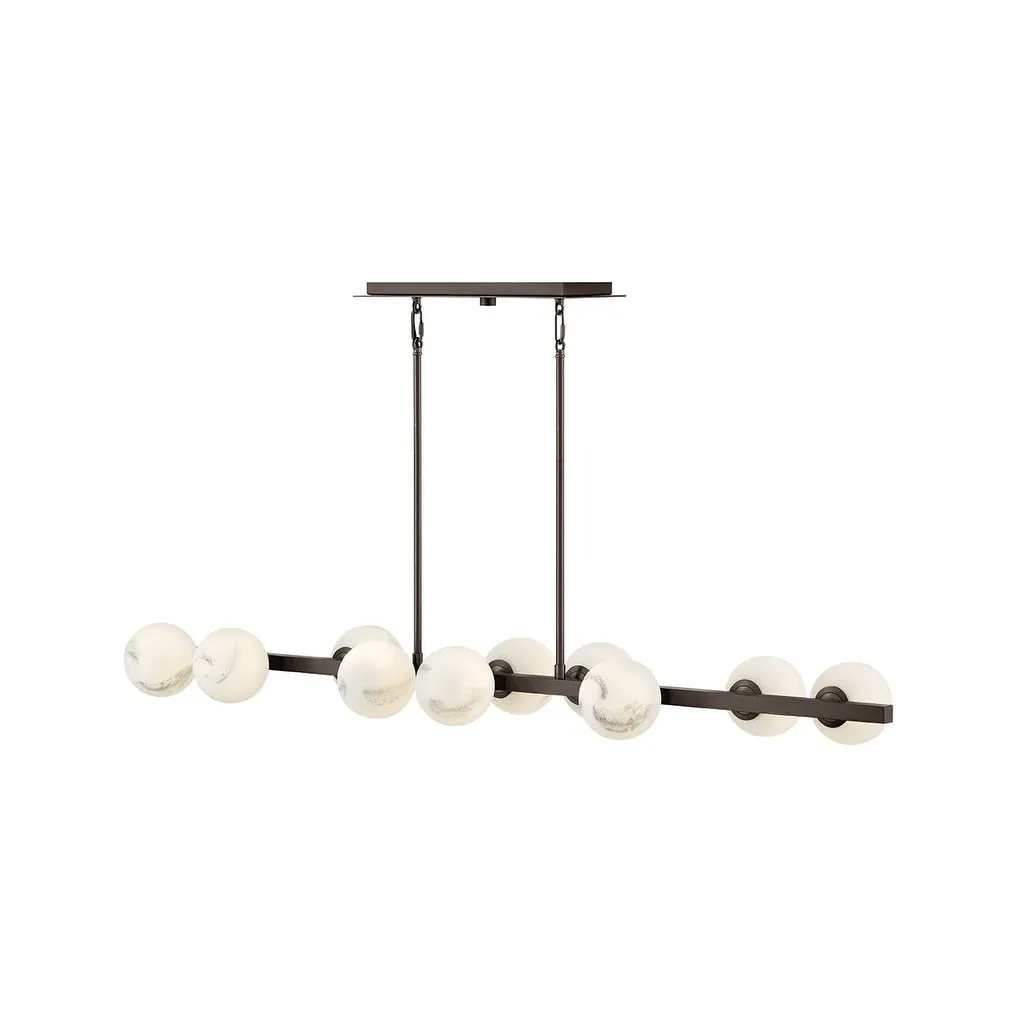 Fredrick Ramond 41906 Selene 10 Light 55 Wide Linear Chandelier
