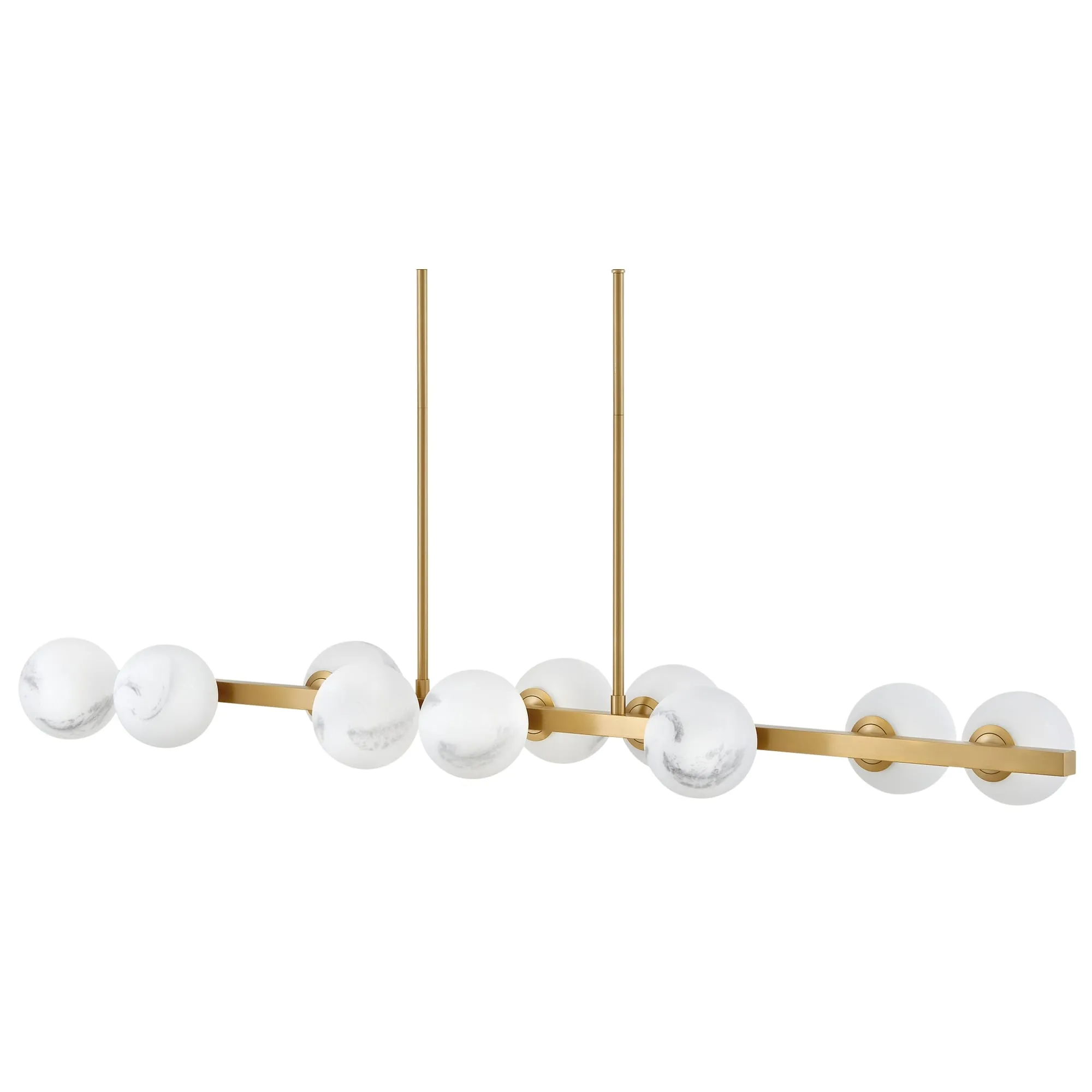 Fredrick Ramond 41906 Selene 10 Light 55 Wide Linear Chandelier