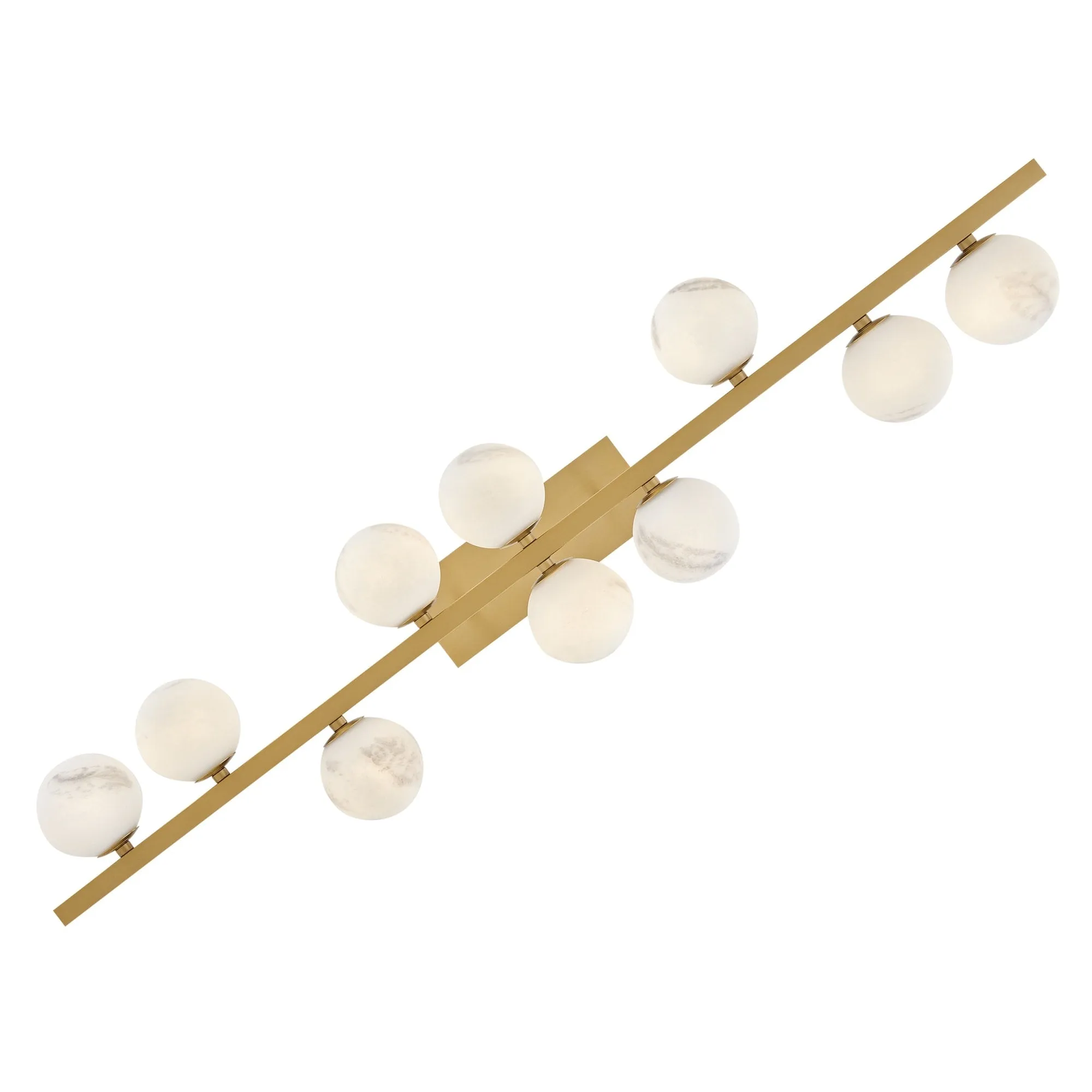 Fredrick Ramond 41906 Selene 10 Light 55 Wide Linear Chandelier
