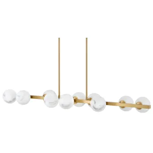 Fredrick Ramond 41906 Selene 10 Light 55 Wide Linear Chandelier