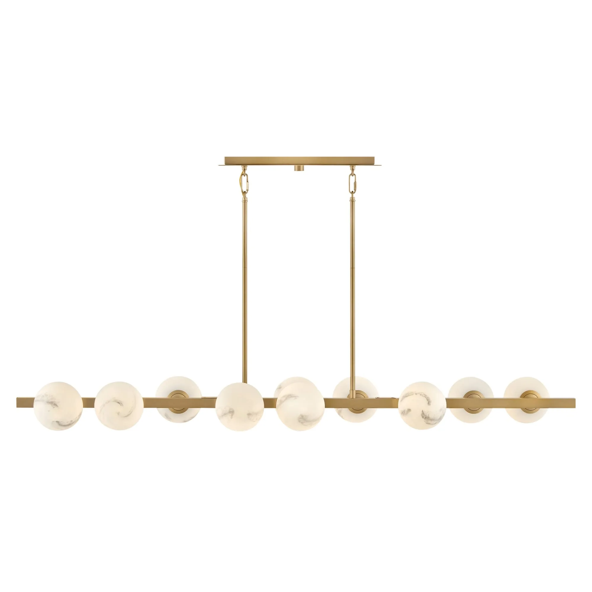 Fredrick Ramond 41906 Selene 10 Light 55 Wide Linear Chandelier