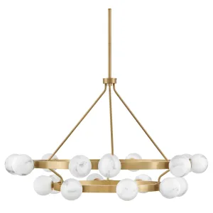 Fredrick Ramond FR41905 Selene 18 Light 48 Wide Ring Chandelier
