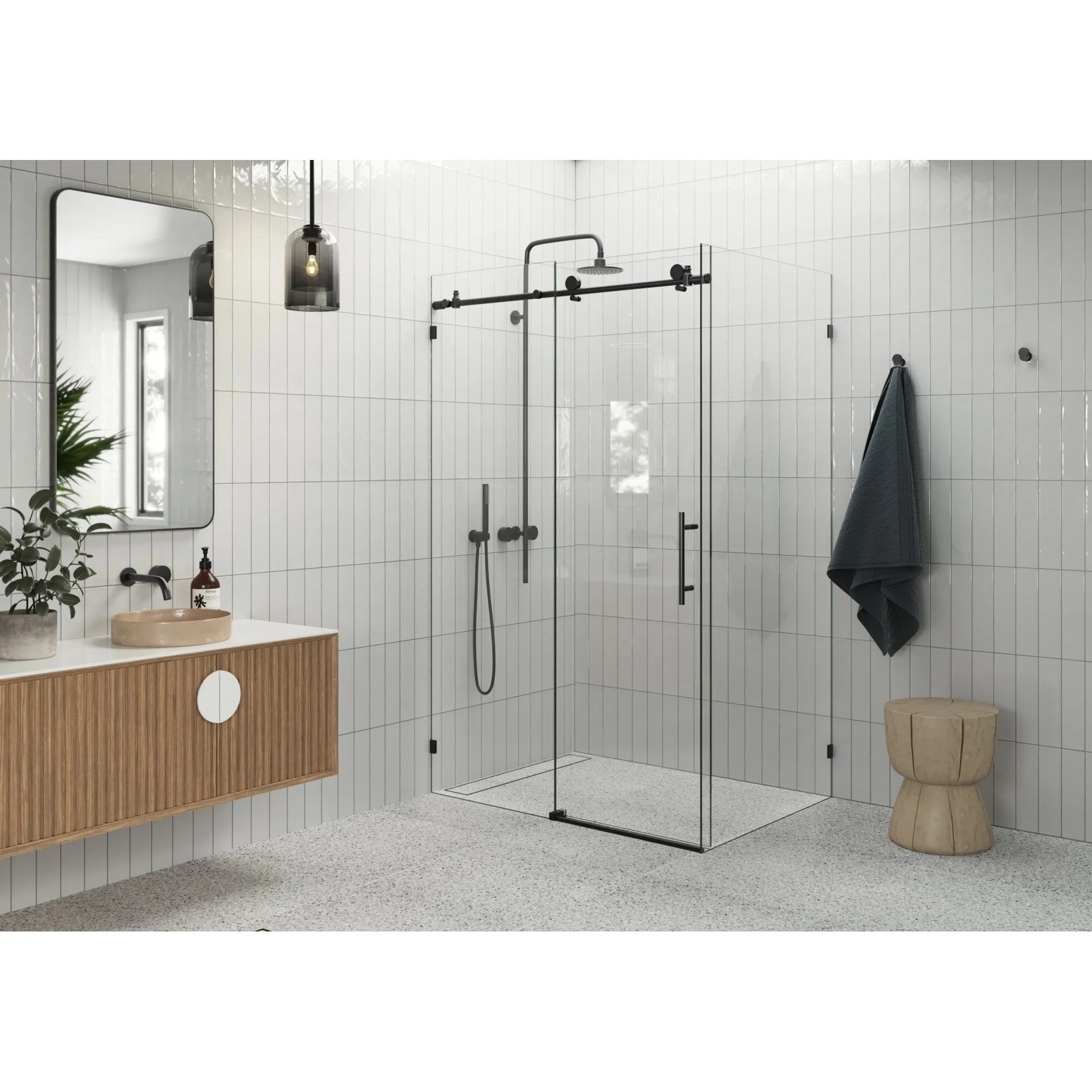 Glass Warehouse 90SL-48-32 Nova 78 High x 48 Wide x 32 Deep Sliding