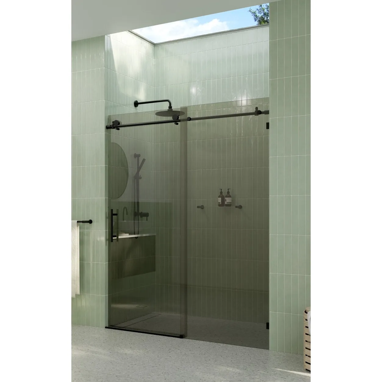 Glass Warehouse GTSLD-60 Equinox 78 High x 60 Wide Sliding Frameless