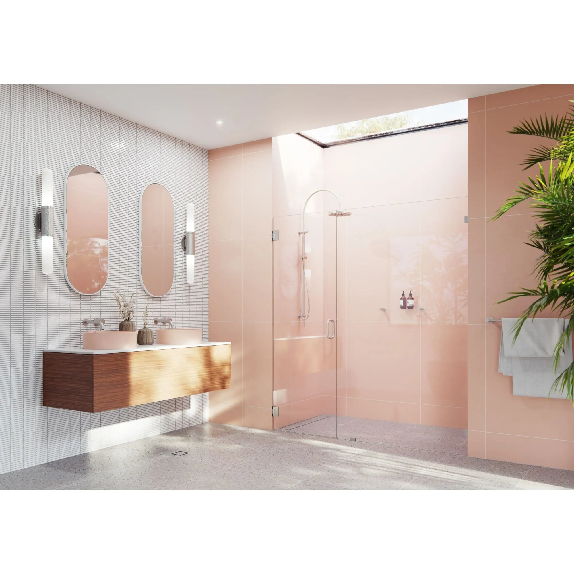 Glass Warehouse GW-WH-71.5 Illume 78 High x 71-1/2 Wide Hinged