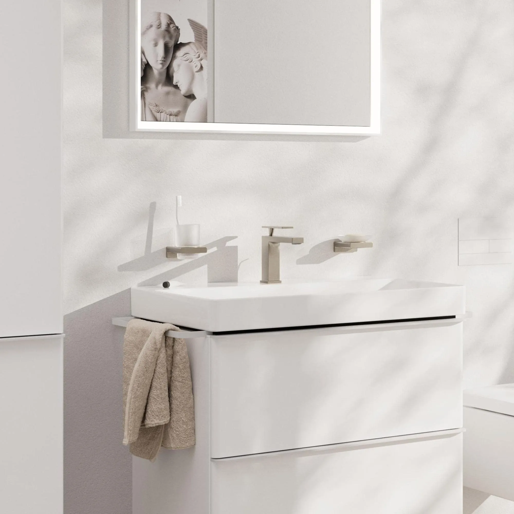 Hansgrohe 73014 Tecturis E 1.2 GPM Single Hole Bathroom Faucet with