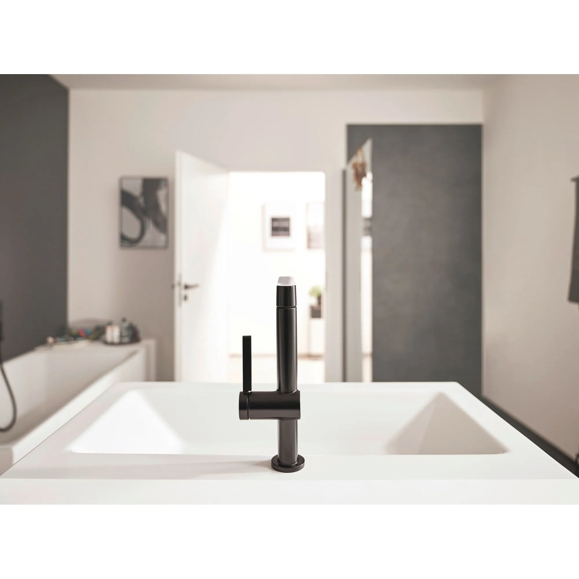 Hansgrohe 76063 Finoris 1.2 GPM Single Hole Bathroom Faucet with