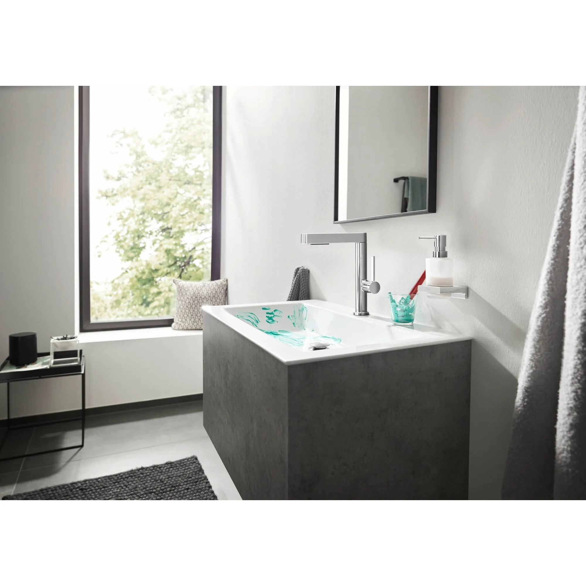 Hansgrohe 76063 Finoris 1.2 GPM Single Hole Bathroom Faucet with