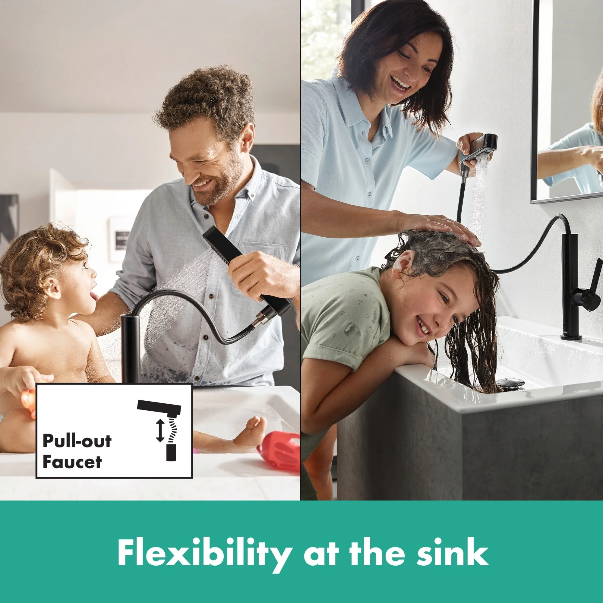 Hansgrohe 76063 Finoris 1.2 GPM Single Hole Bathroom Faucet with