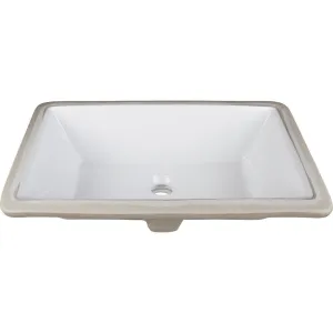 Hardware Resources 20-7/8 Rectangular Porcelain Undermount Bathroom