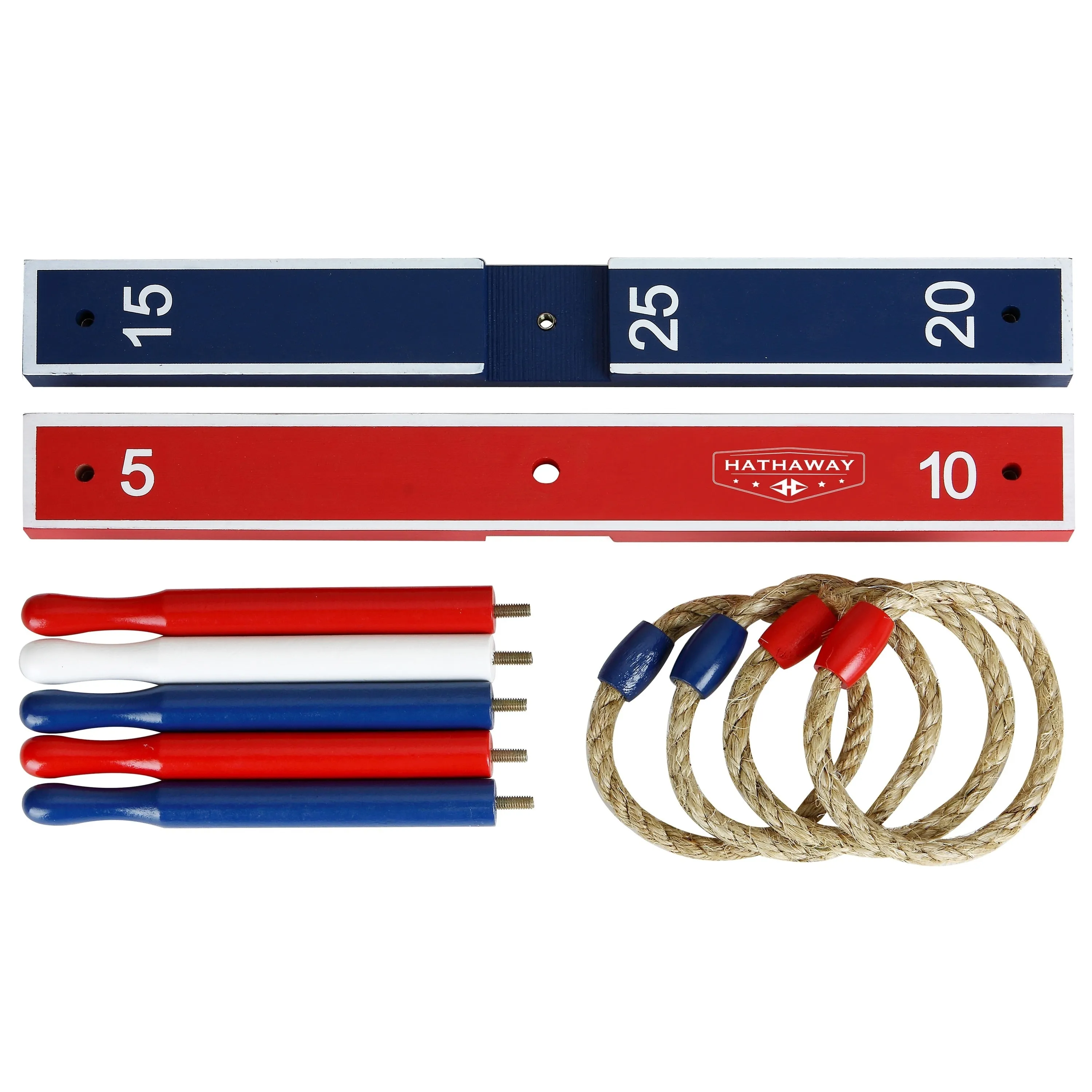 Hathaway Ring Toss Game Set - 16.5L x 16.5W x 7.5H