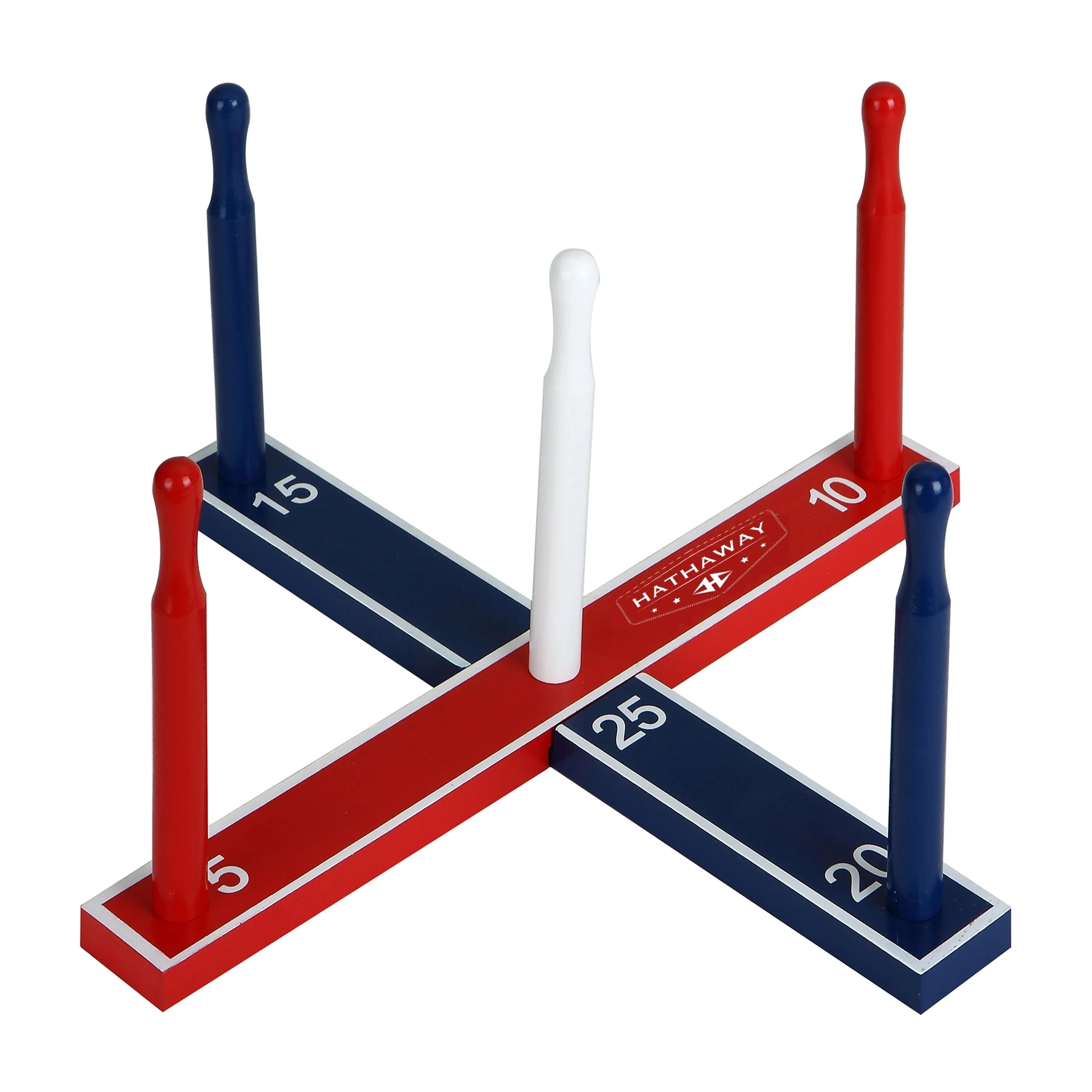 Hathaway Ring Toss Game Set - 16.5L x 16.5W x 7.5H