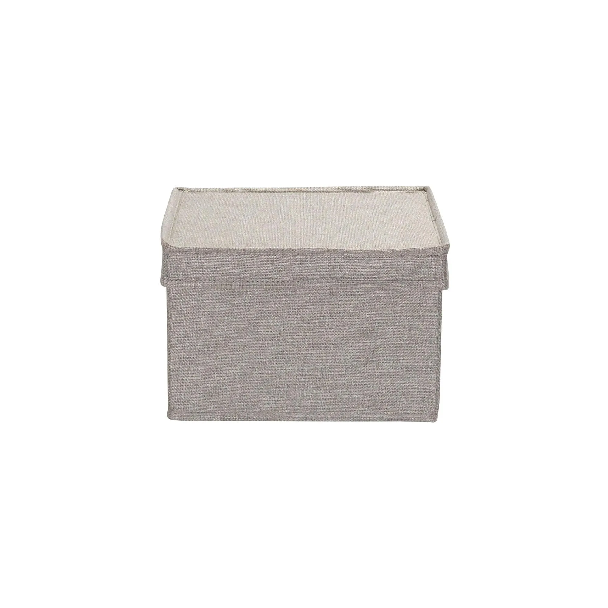 Household Essentials Canvas Storage Bins with Removable Lids (Set of 2)