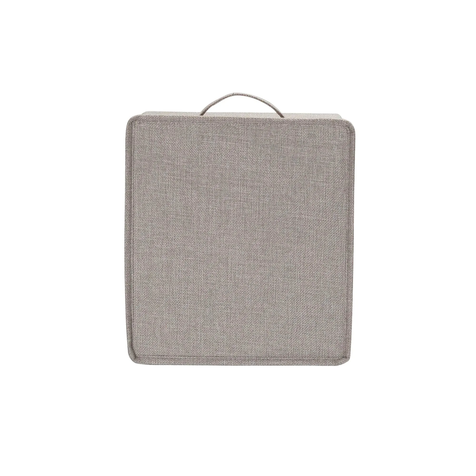 Household Essentials Canvas Storage Bins with Removable Lids (Set of 2)