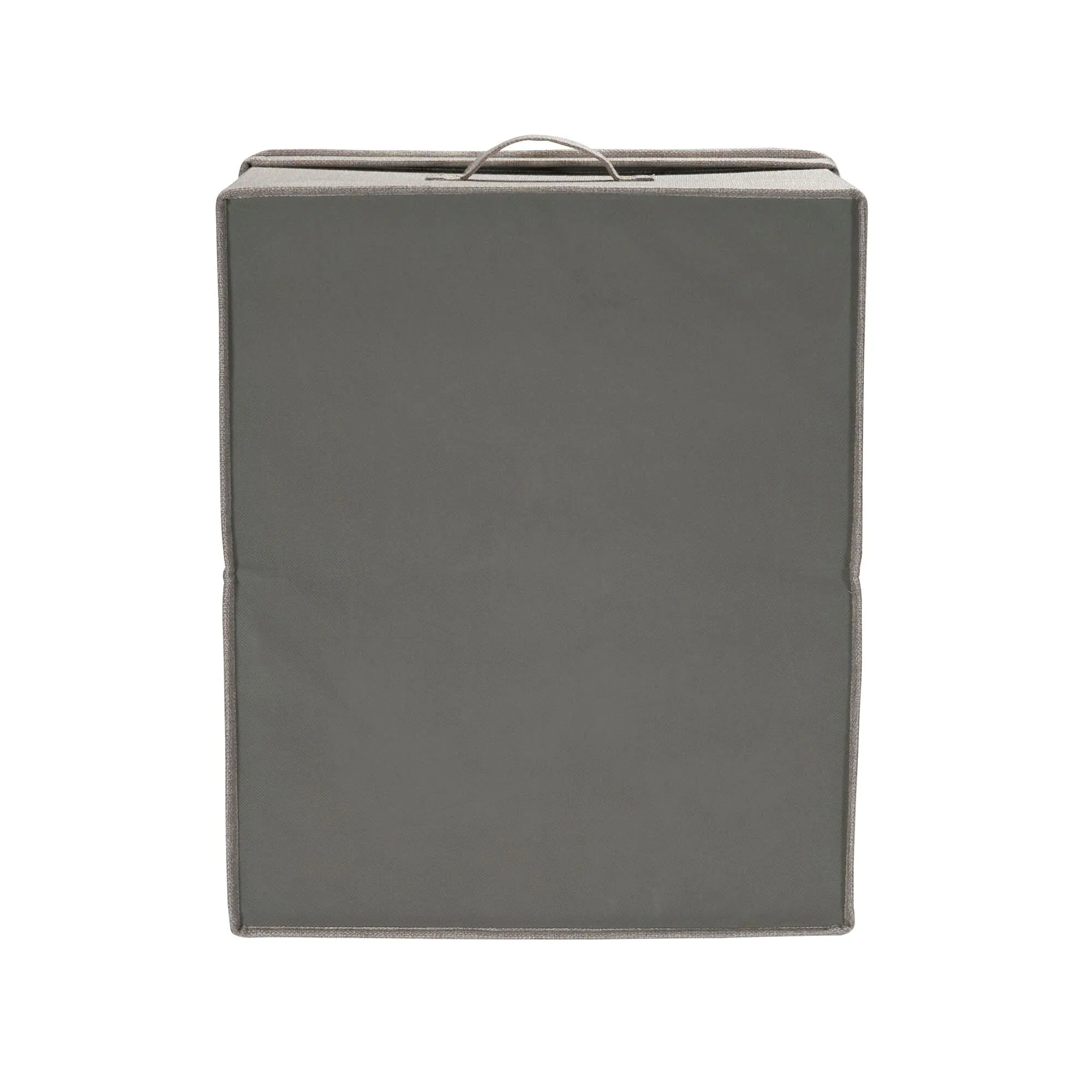 Household Essentials Canvas Storage Bins with Removable Lids (Set of 2)