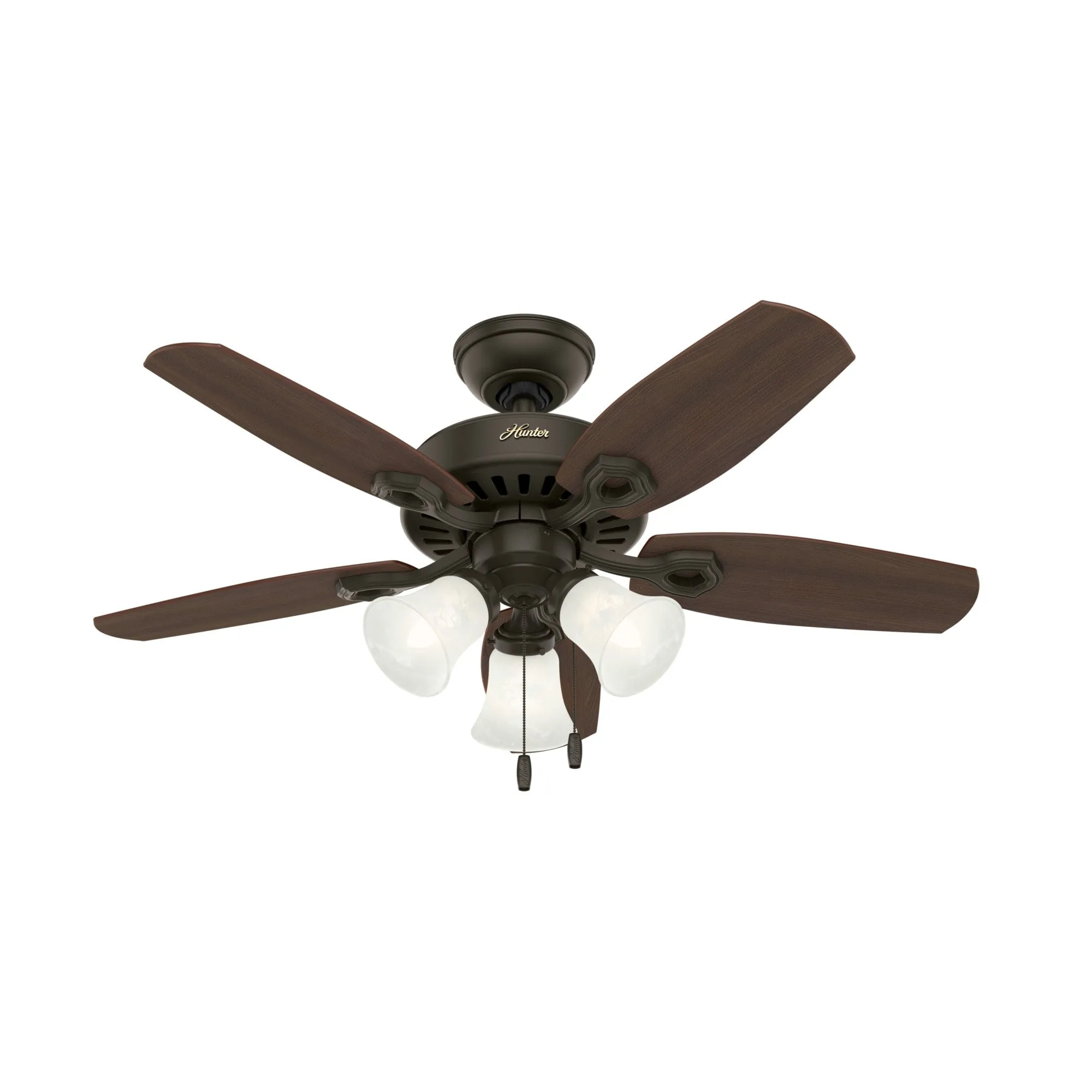 Hunter 42 Builder Ceiling Fan with LED Light Kit and Pull Chain