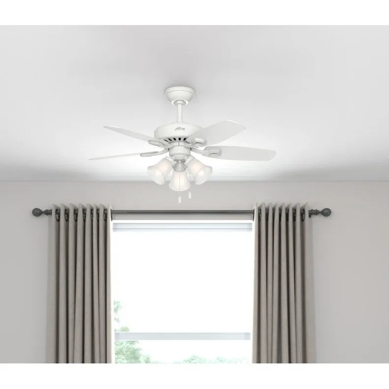 Hunter 42 Builder Ceiling Fan with LED Light Kit and Pull Chain