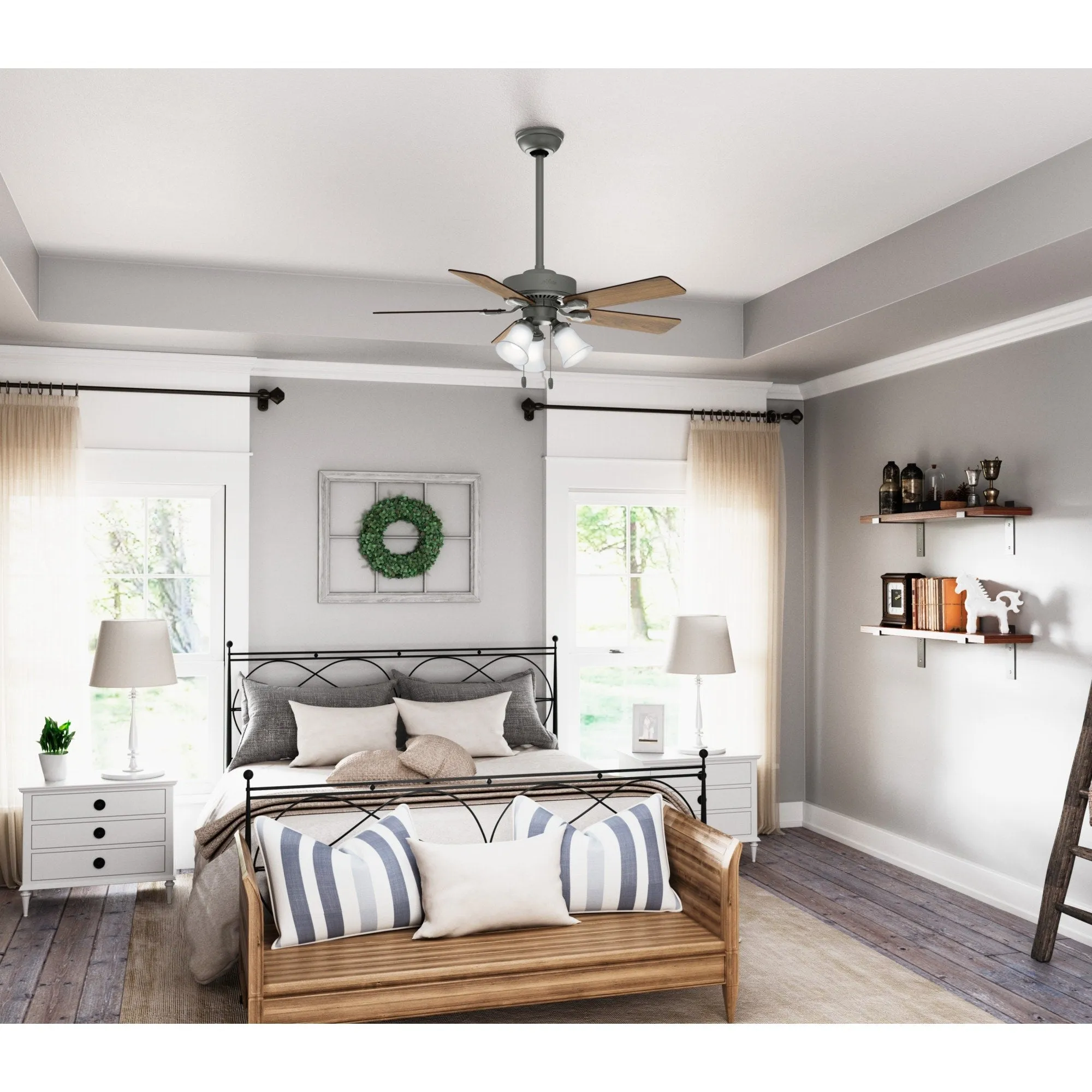 Hunter Swanson LED Light 44 Ceiling Fan 50881