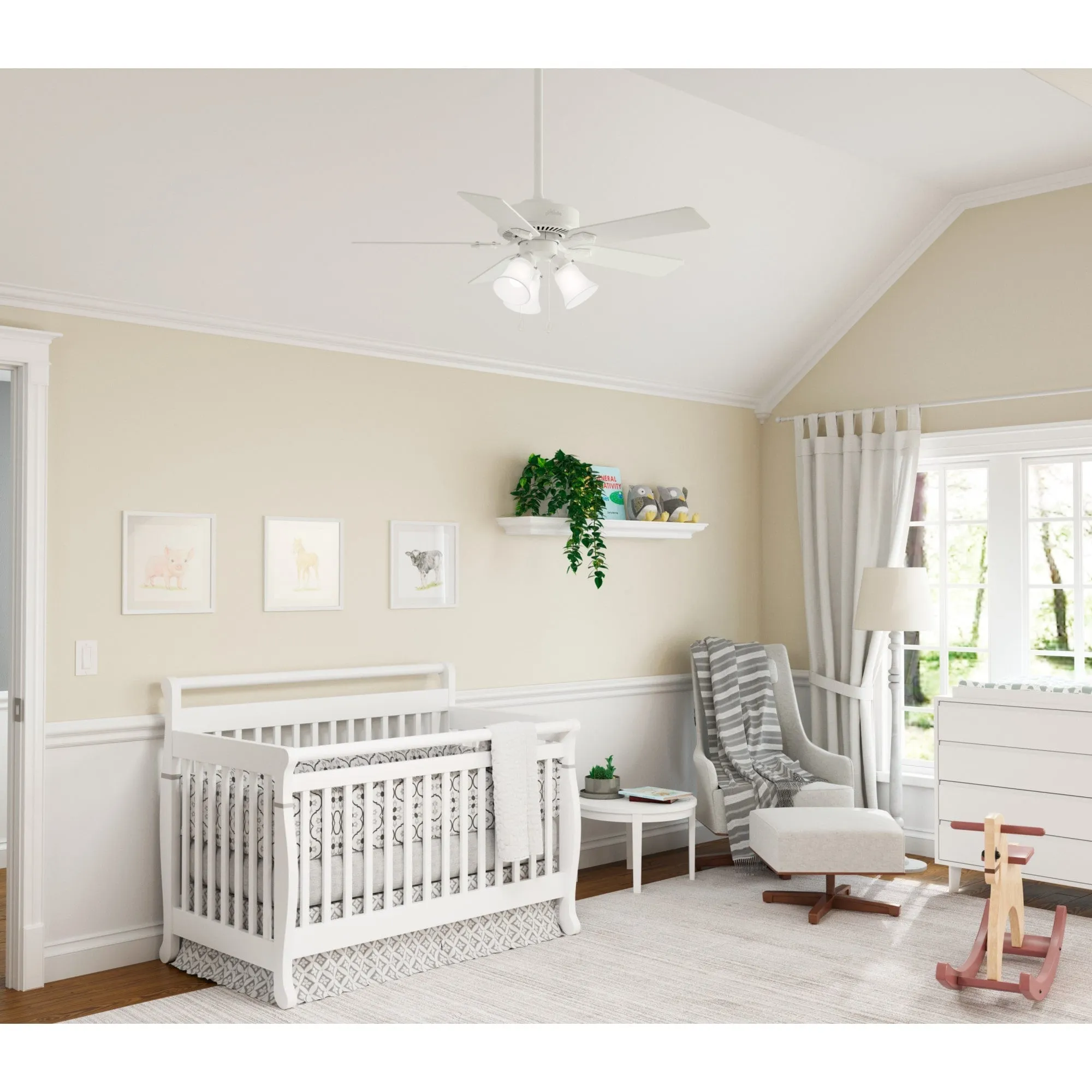 Hunter Swanson LED Light 44 Ceiling Fan 50881