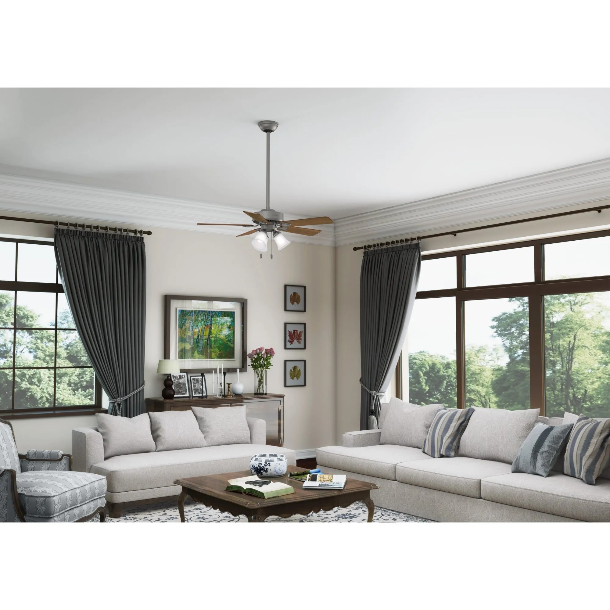 Hunter Swanson LED Light 44 Ceiling Fan 50881