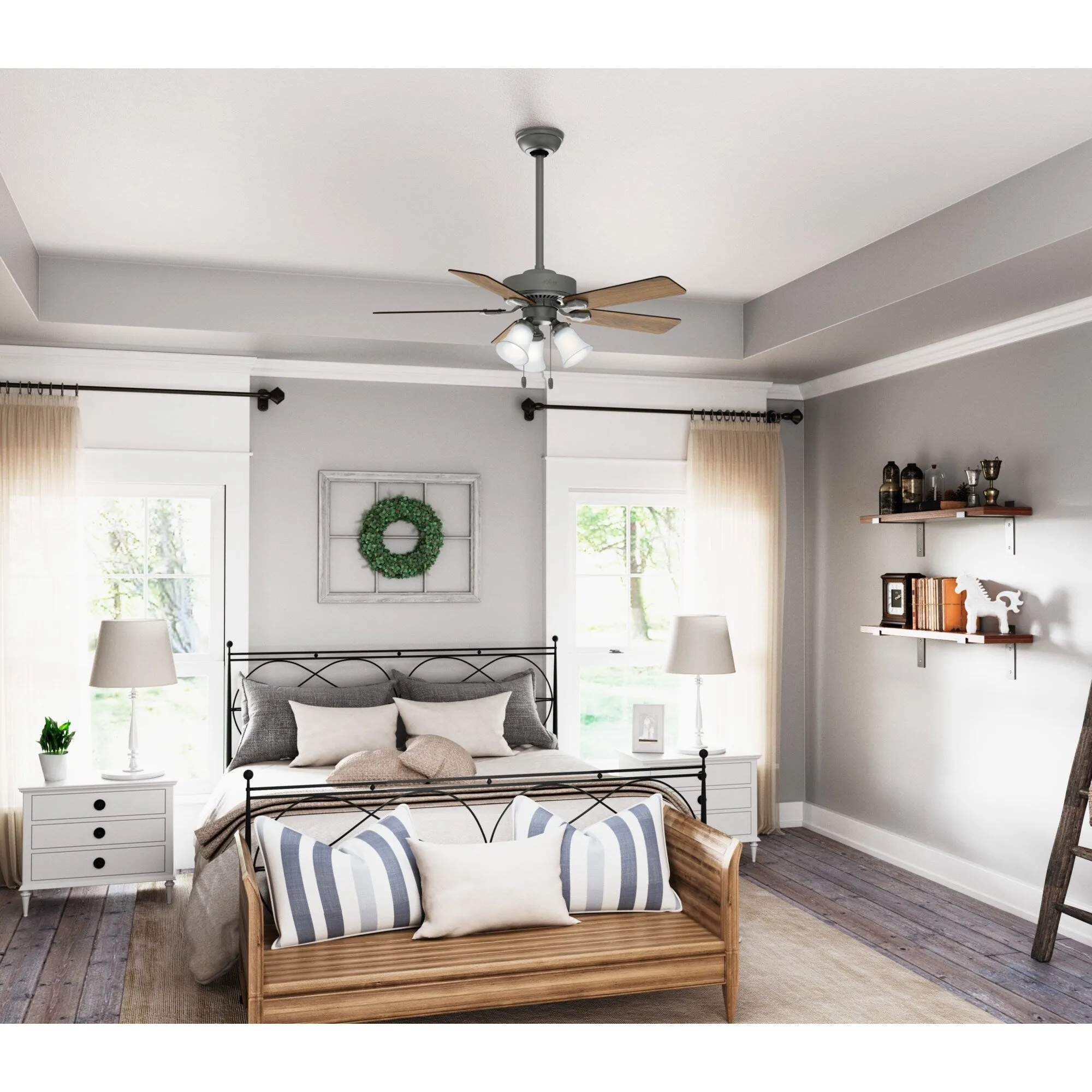 Hunter Swanson LED Light 44 Ceiling Fan 50881