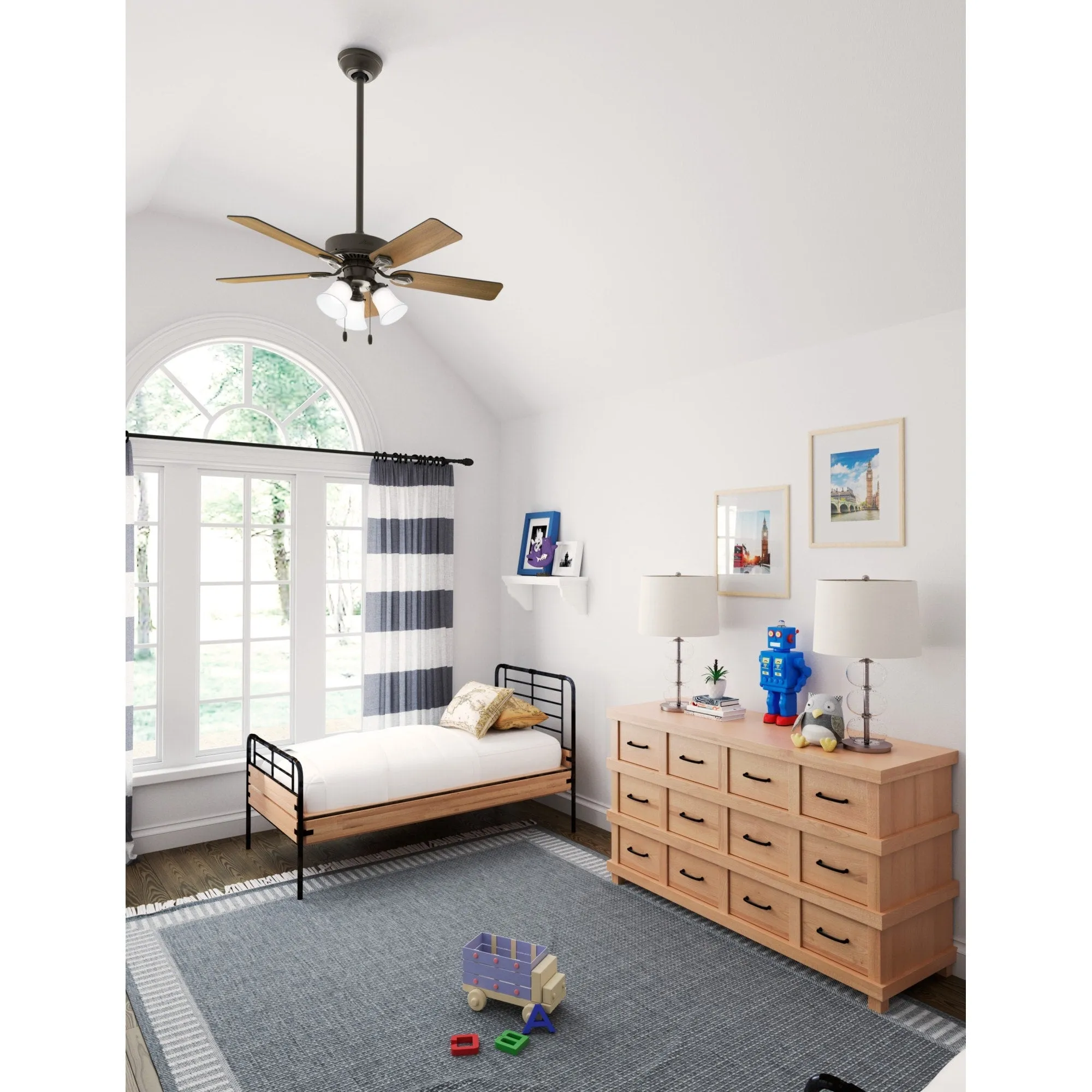 Hunter Swanson LED Light 44 Ceiling Fan 50881