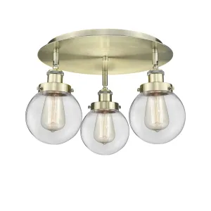 Innovations Lighting Beacon - 3 Light 18 Flush Mount