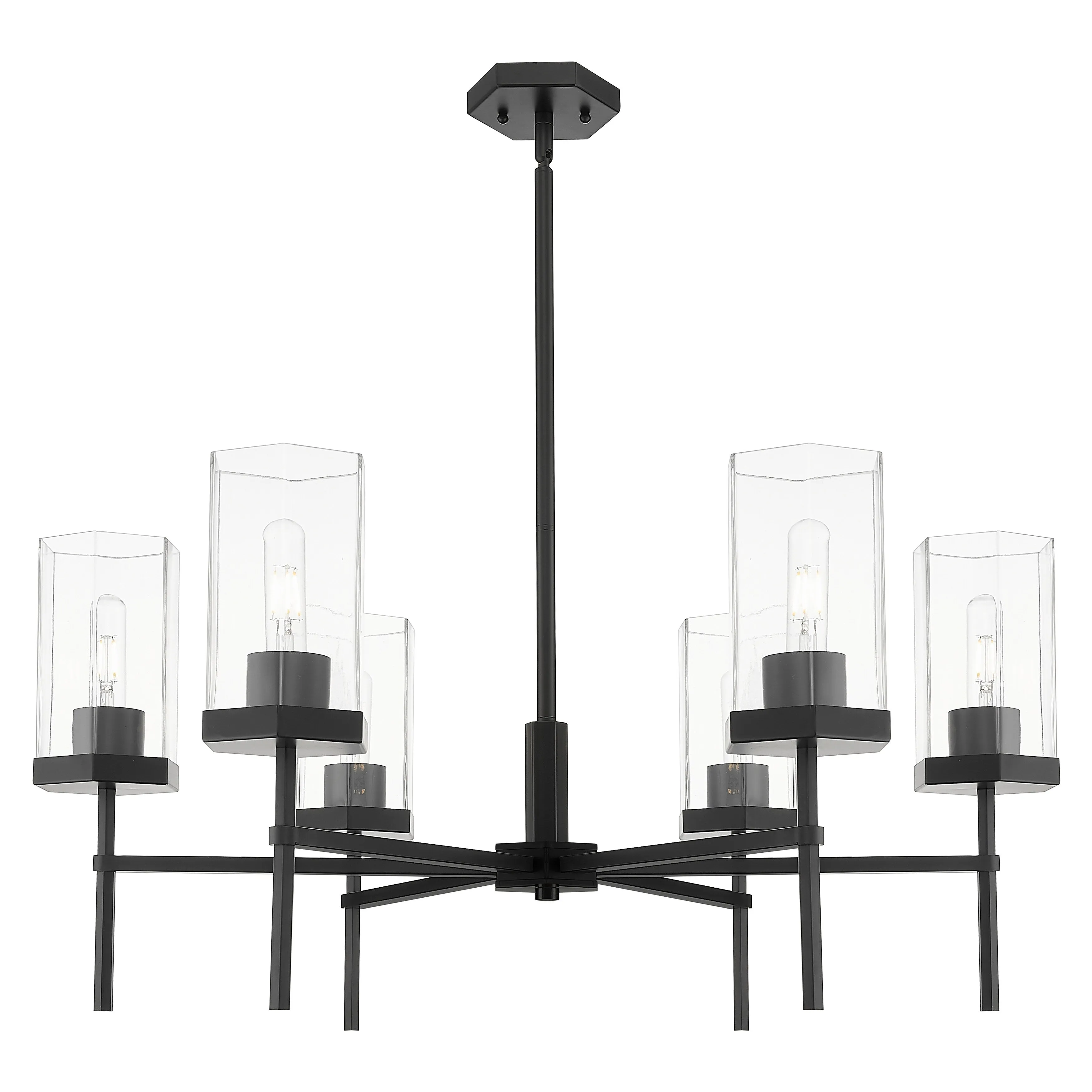 Innovations Lighting Downtown Urban - Blakeley - 6 Light 32 Stem Hung Chandelier