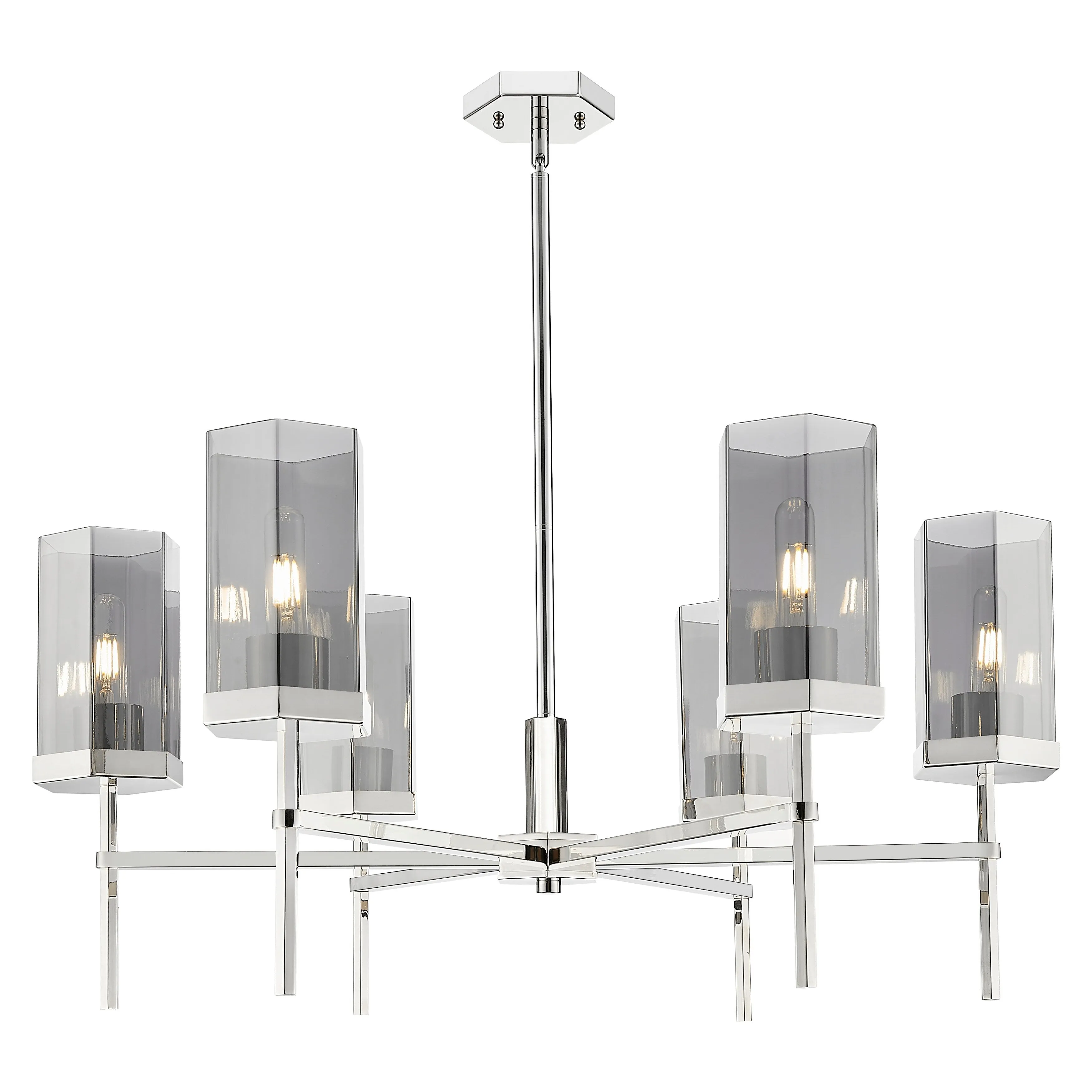 Innovations Lighting Downtown Urban - Blakeley - 6 Light 32 Stem Hung Chandelier