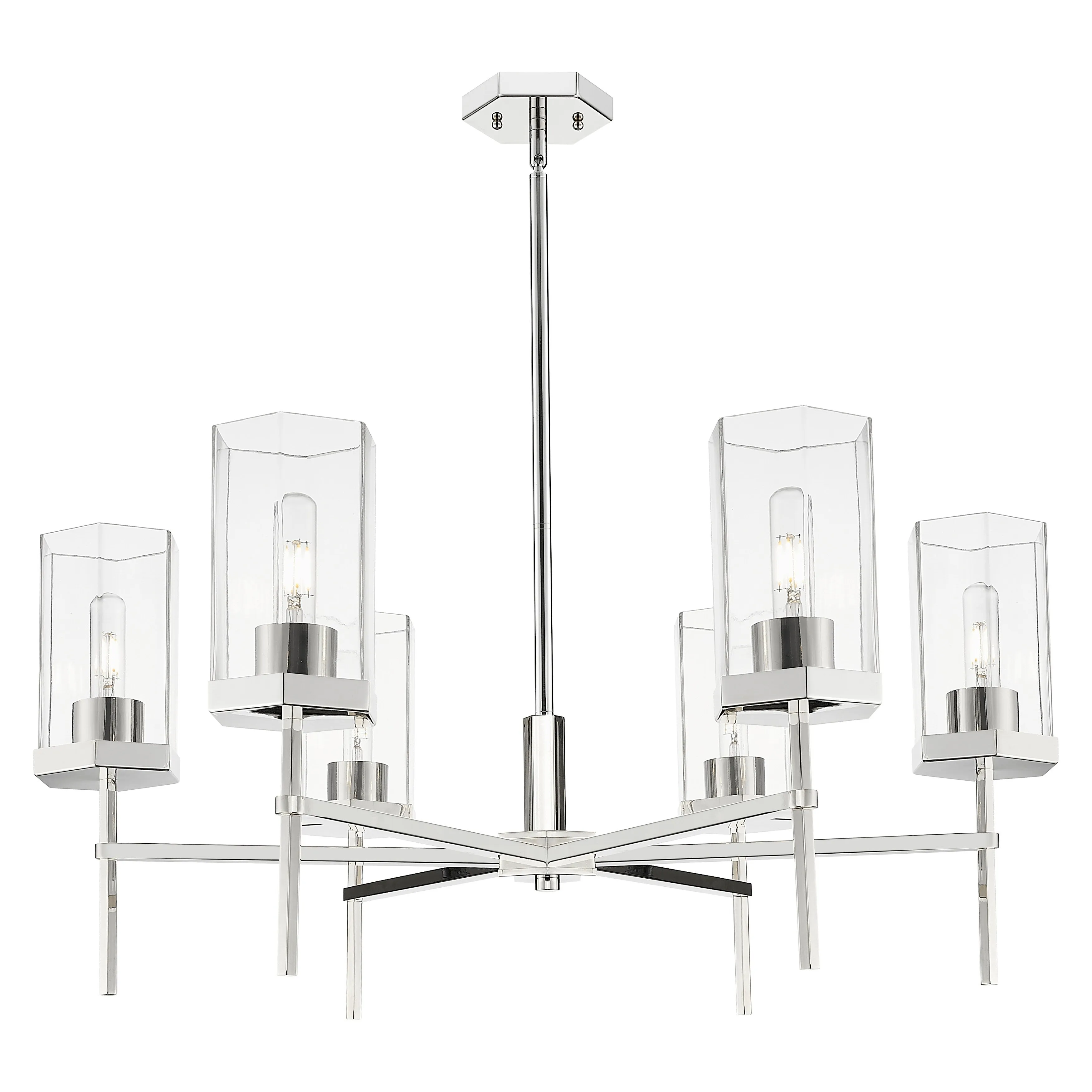 Innovations Lighting Downtown Urban - Blakeley - 6 Light 32 Stem Hung Chandelier
