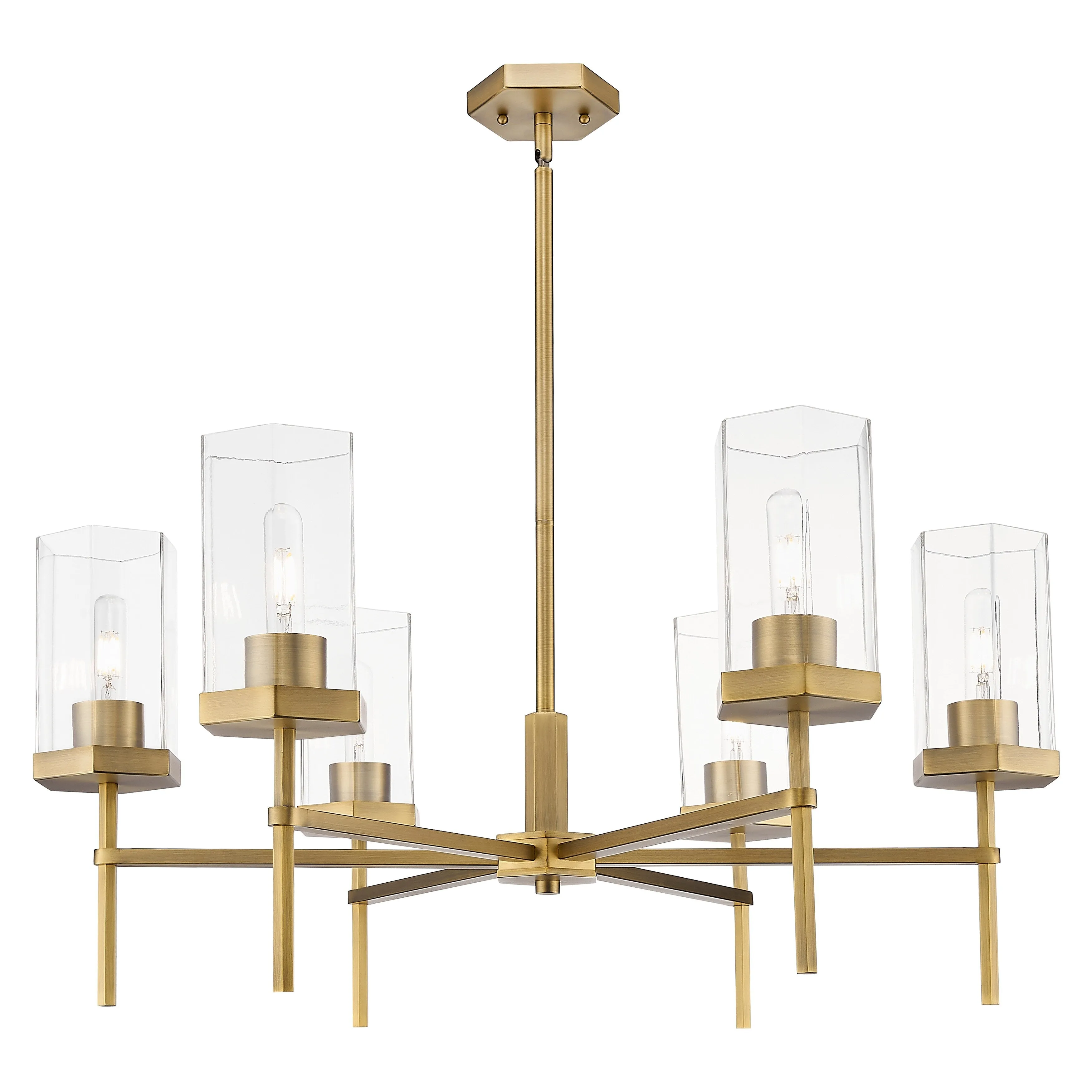 Innovations Lighting Downtown Urban - Blakeley - 6 Light 32 Stem Hung Chandelier