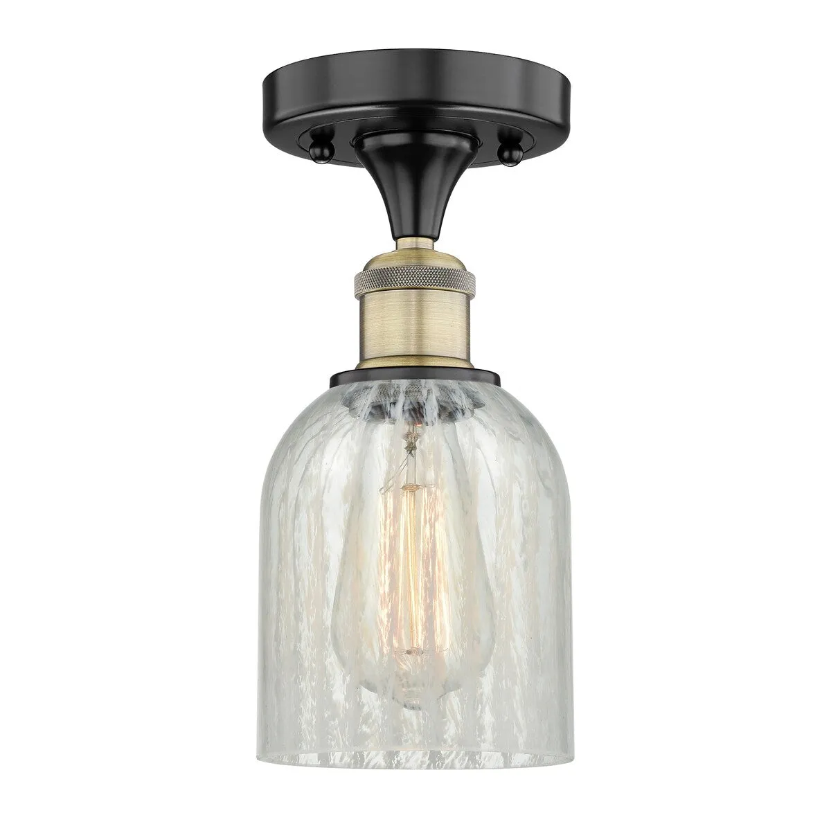 Innovations Lighting Edison Caledonia - 1 Light 5 Semi-Flush Mount