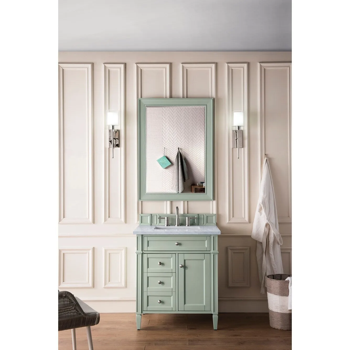 James Martin Vanities Bristol 40 x 29 Framed Bathroom Mirror