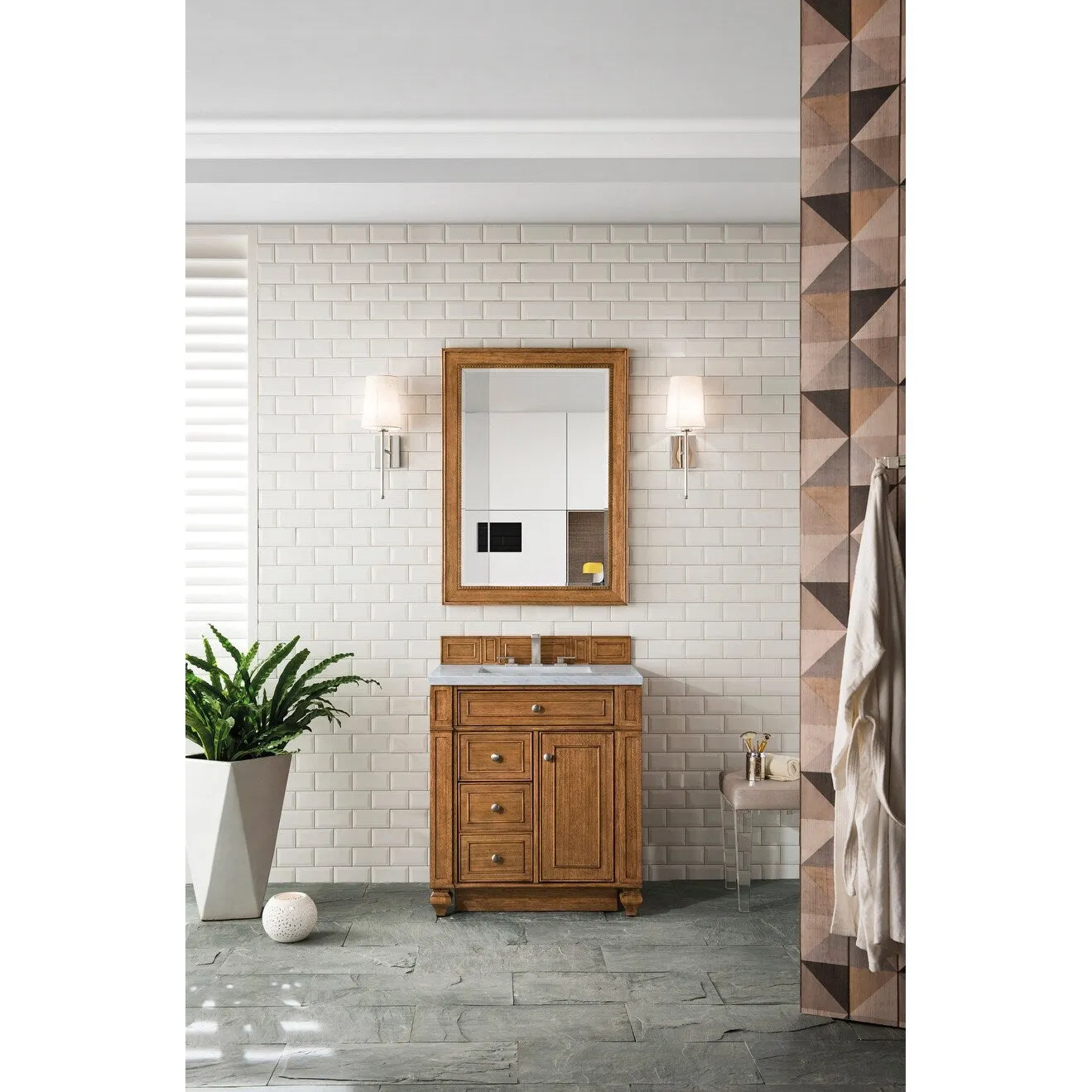 James Martin Vanities Bristol 40 x 29 Framed Bathroom Mirror