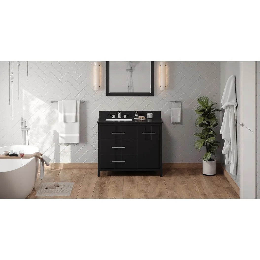 Jeffrey Alexander VKITKAT42R-GRANITE Katara 42 Free Standing Vanity