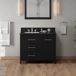 Jeffrey Alexander VKITKAT42R-GRANITE Katara 42 Free Standing Vanity