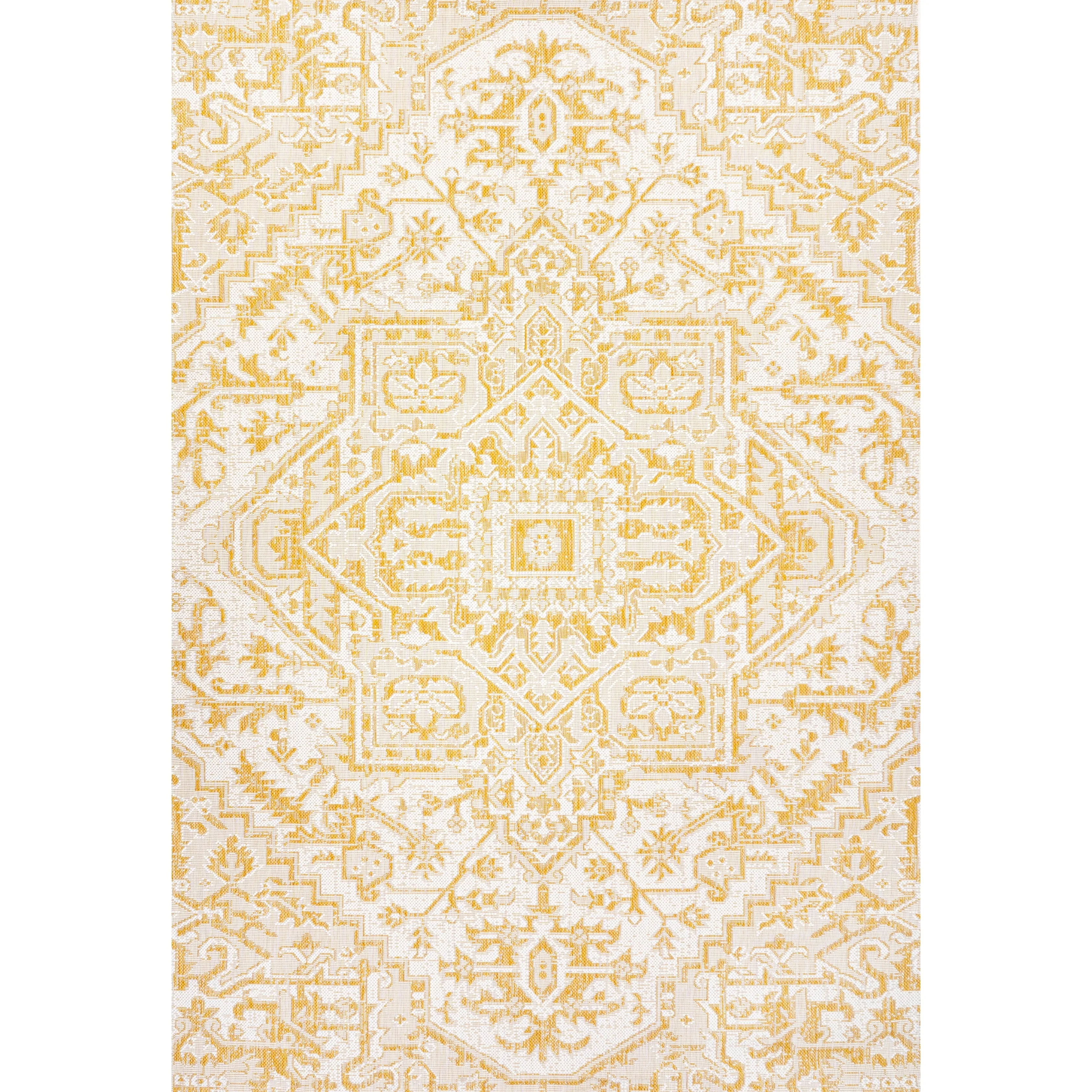 JONATHAN Y Charleston Medallion Indoor/Outdoor Area Rug