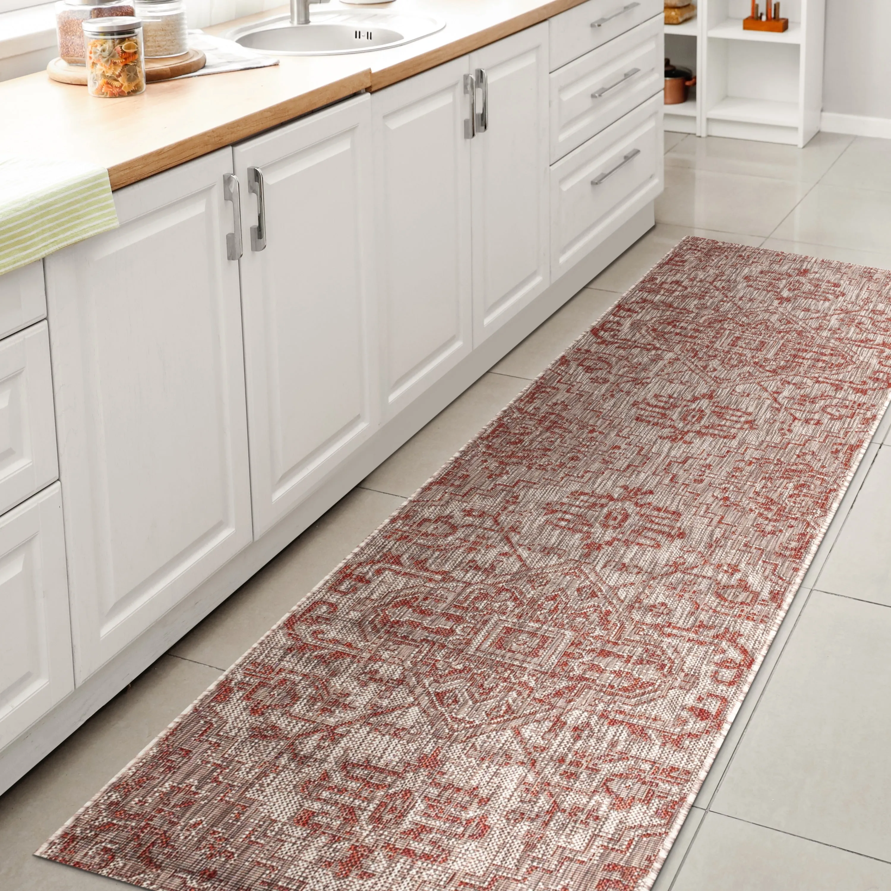 JONATHAN Y Charleston Medallion Indoor/Outdoor Area Rug