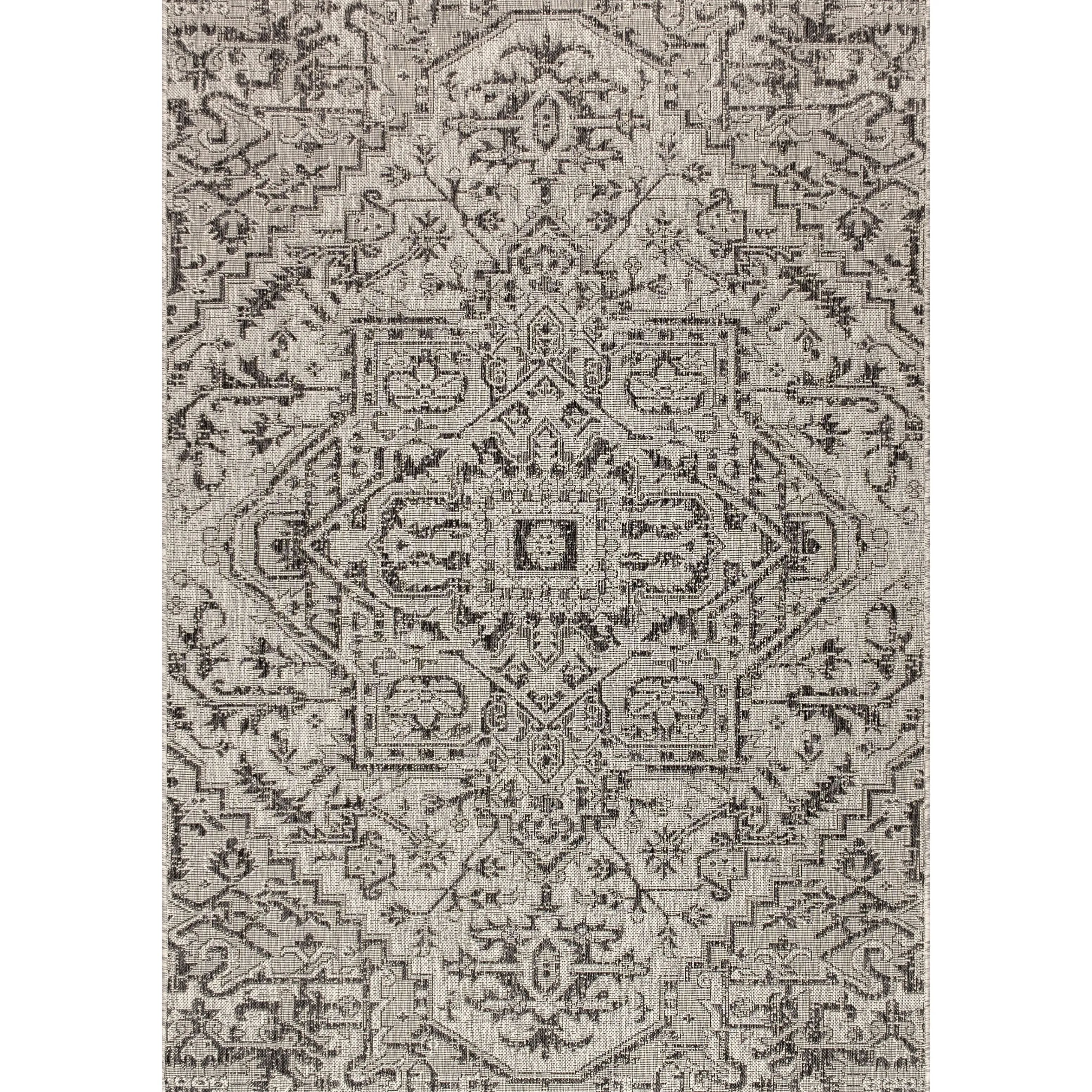 JONATHAN Y Charleston Medallion Indoor/Outdoor Area Rug