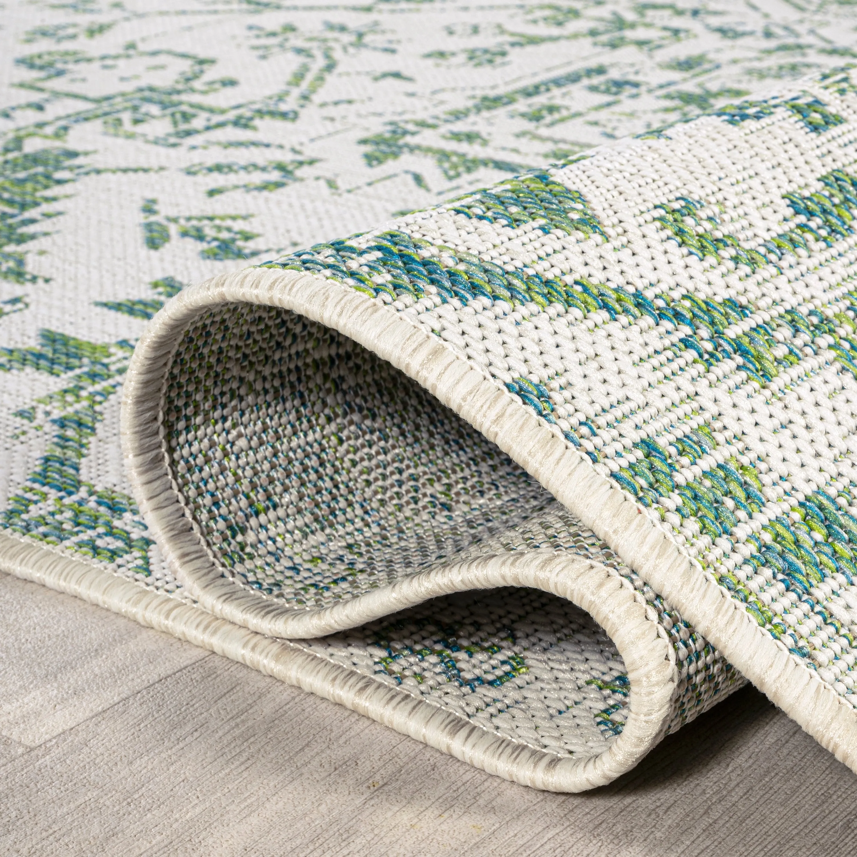 JONATHAN Y Charleston Medallion Indoor/Outdoor Area Rug