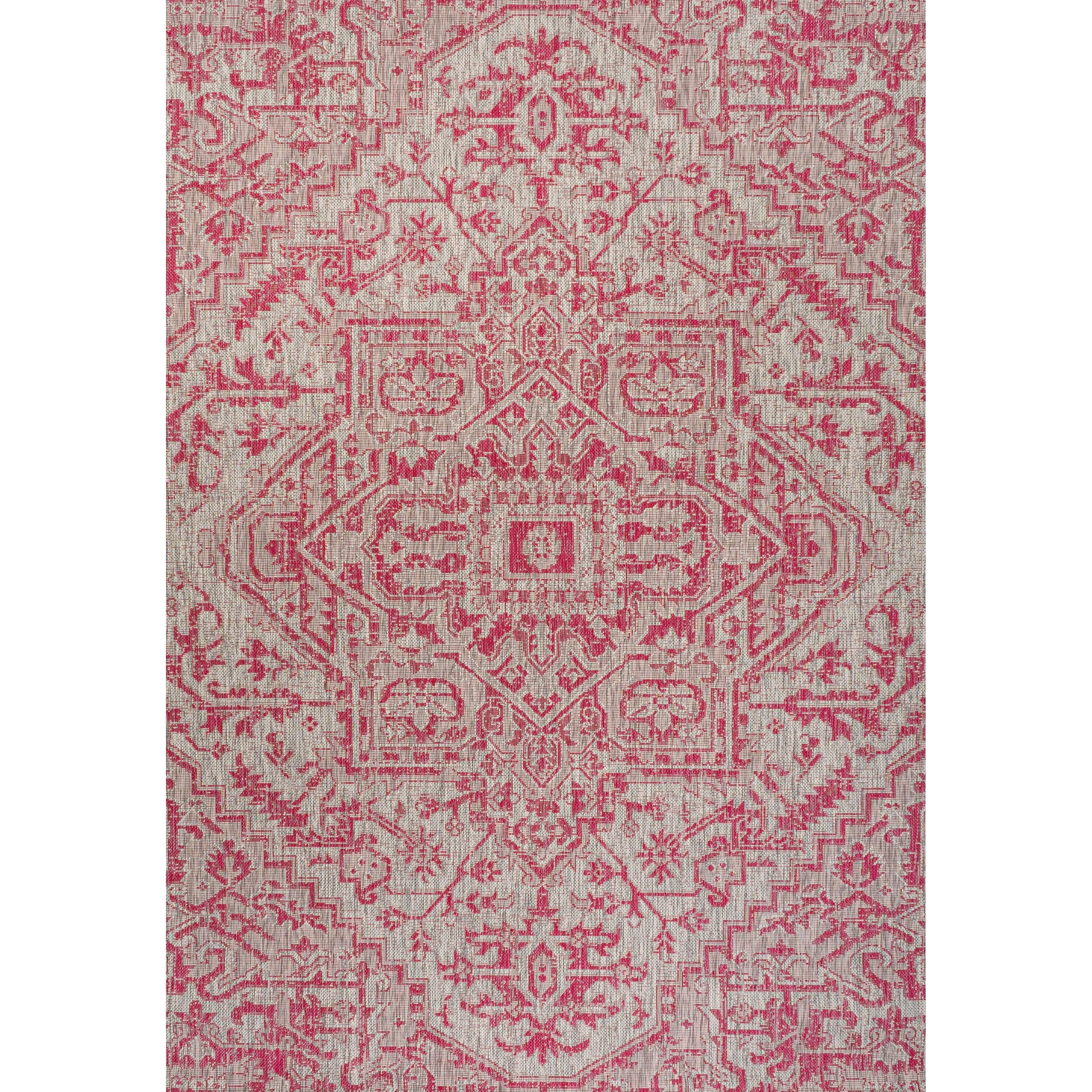 JONATHAN Y Charleston Medallion Indoor/Outdoor Area Rug