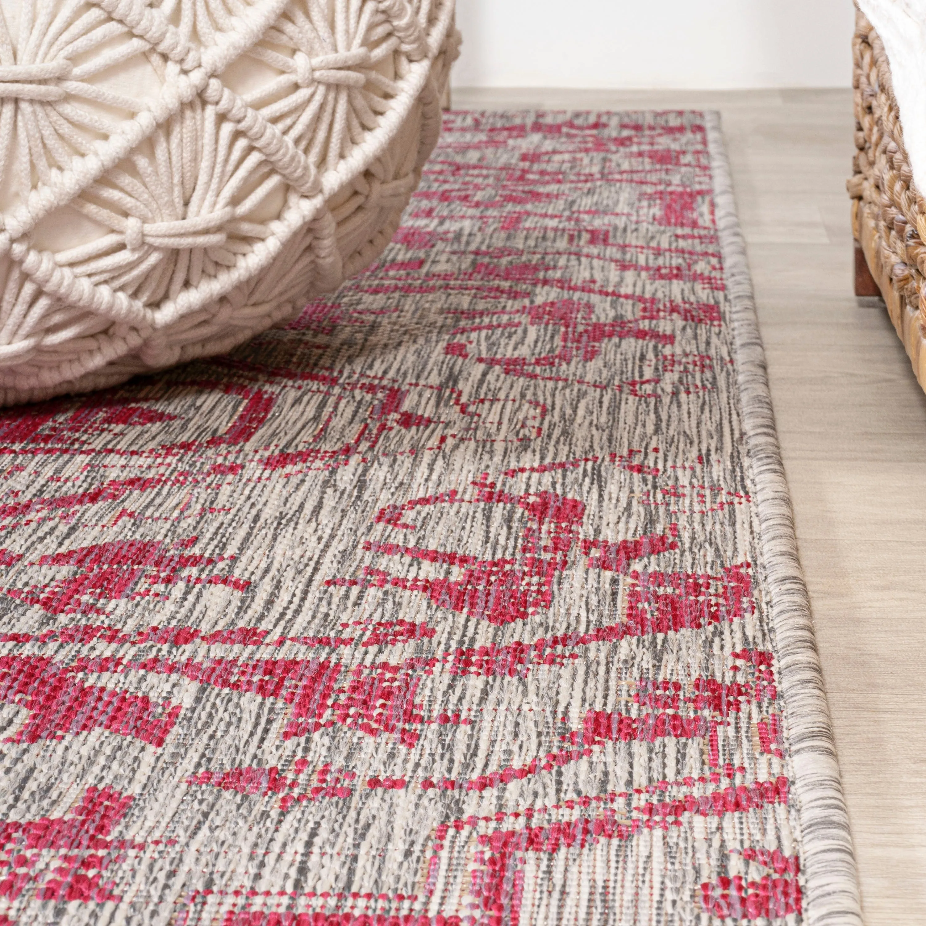JONATHAN Y Charleston Medallion Indoor/Outdoor Area Rug