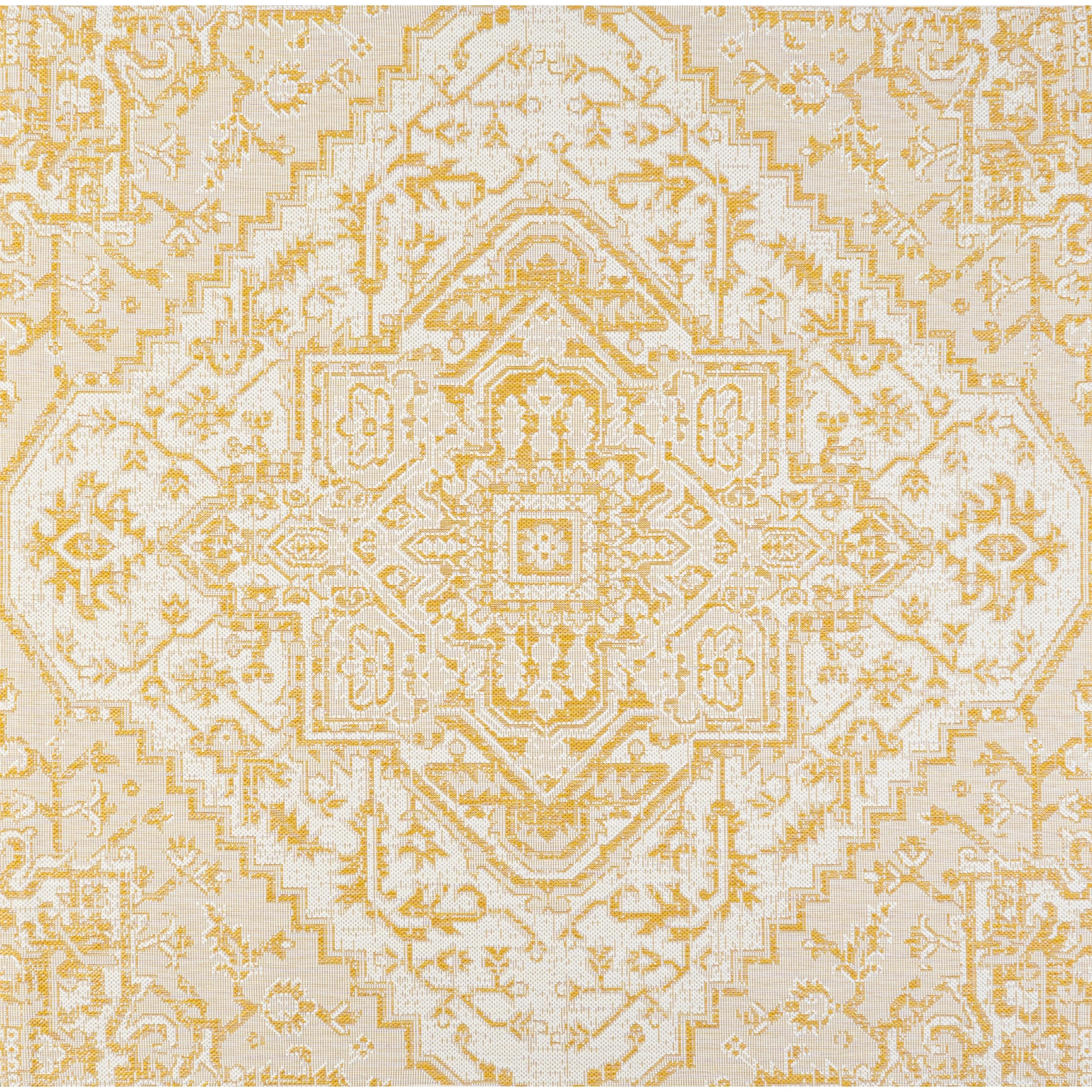JONATHAN Y Charleston Medallion Indoor/Outdoor Area Rug