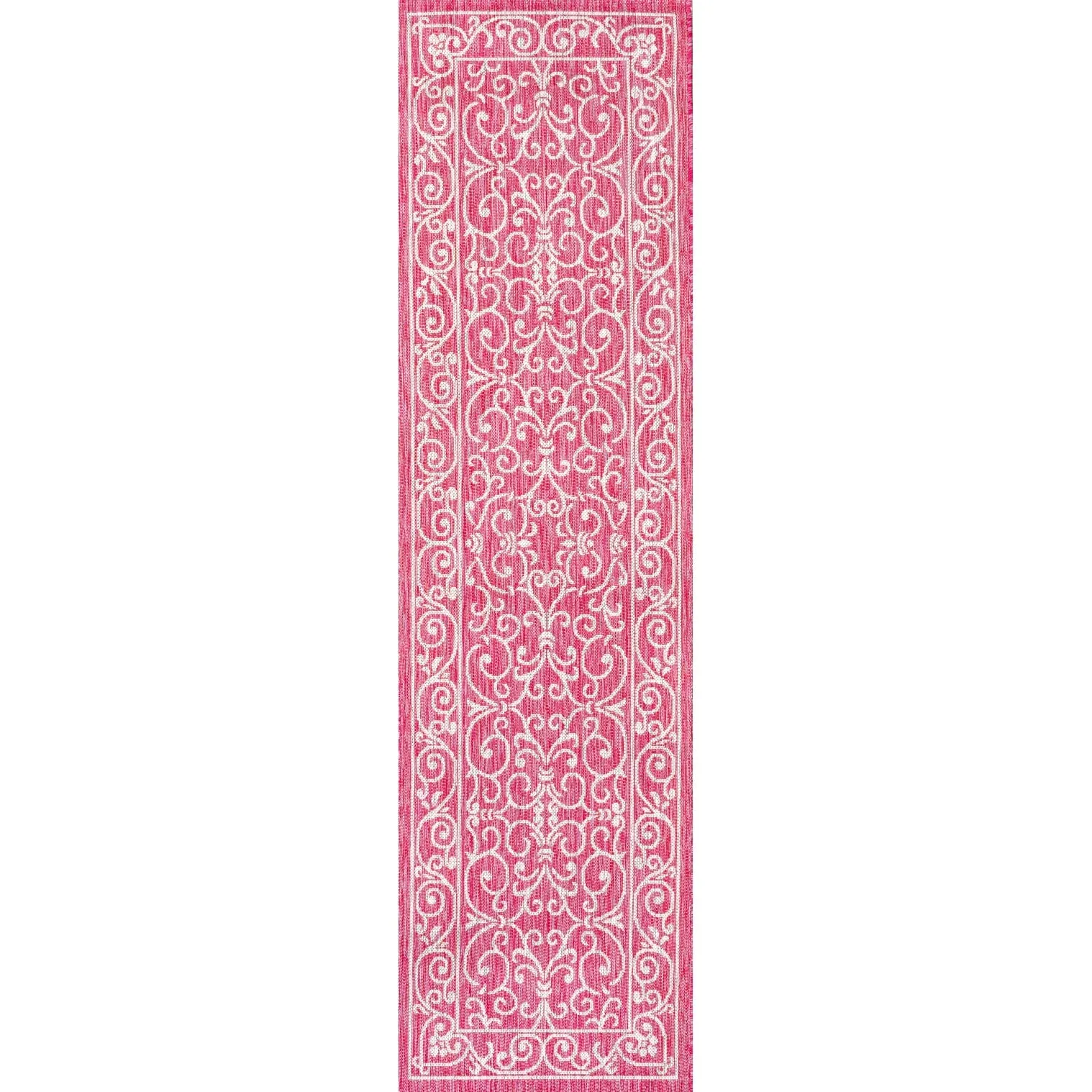 JONATHAN Y Filigree Textured Weave Indoor/Outdoor Area Rug
