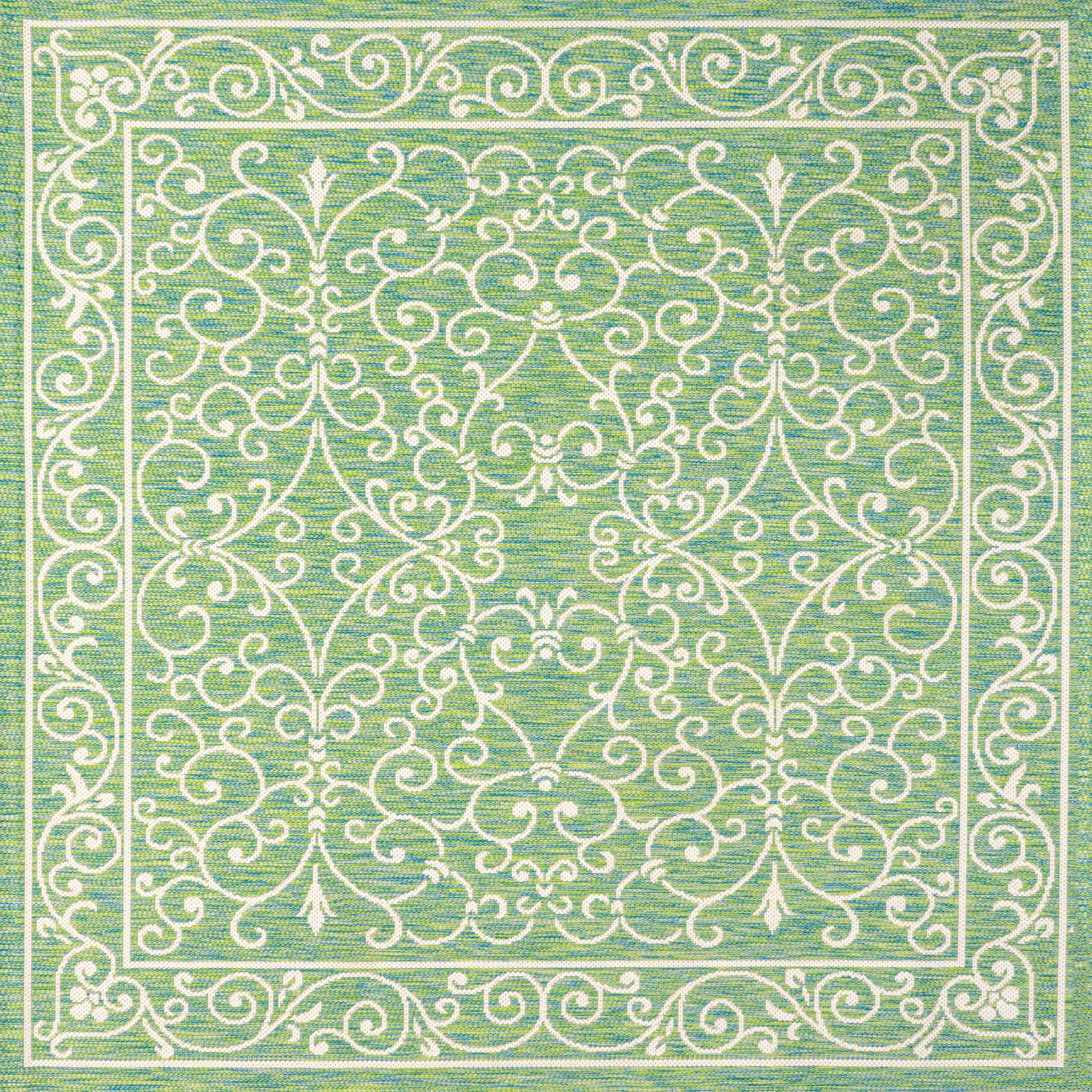 JONATHAN Y Filigree Textured Weave Indoor/Outdoor Area Rug