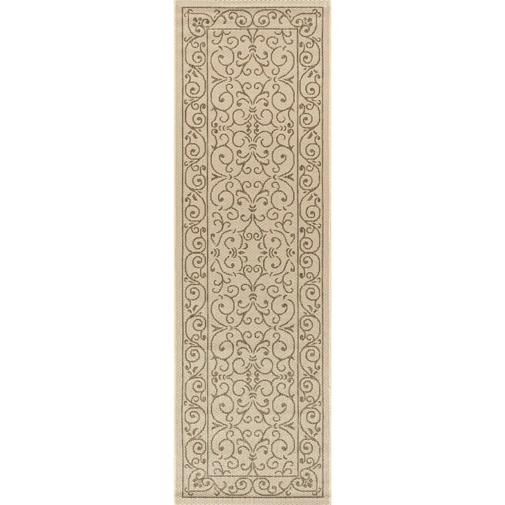 JONATHAN Y Filigree Textured Weave Indoor/Outdoor Area Rug
